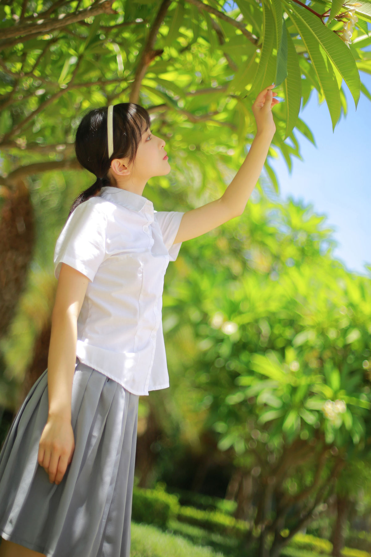 摄影师暗栀_甜酒八號《薄荷夏天》美图作品图片4