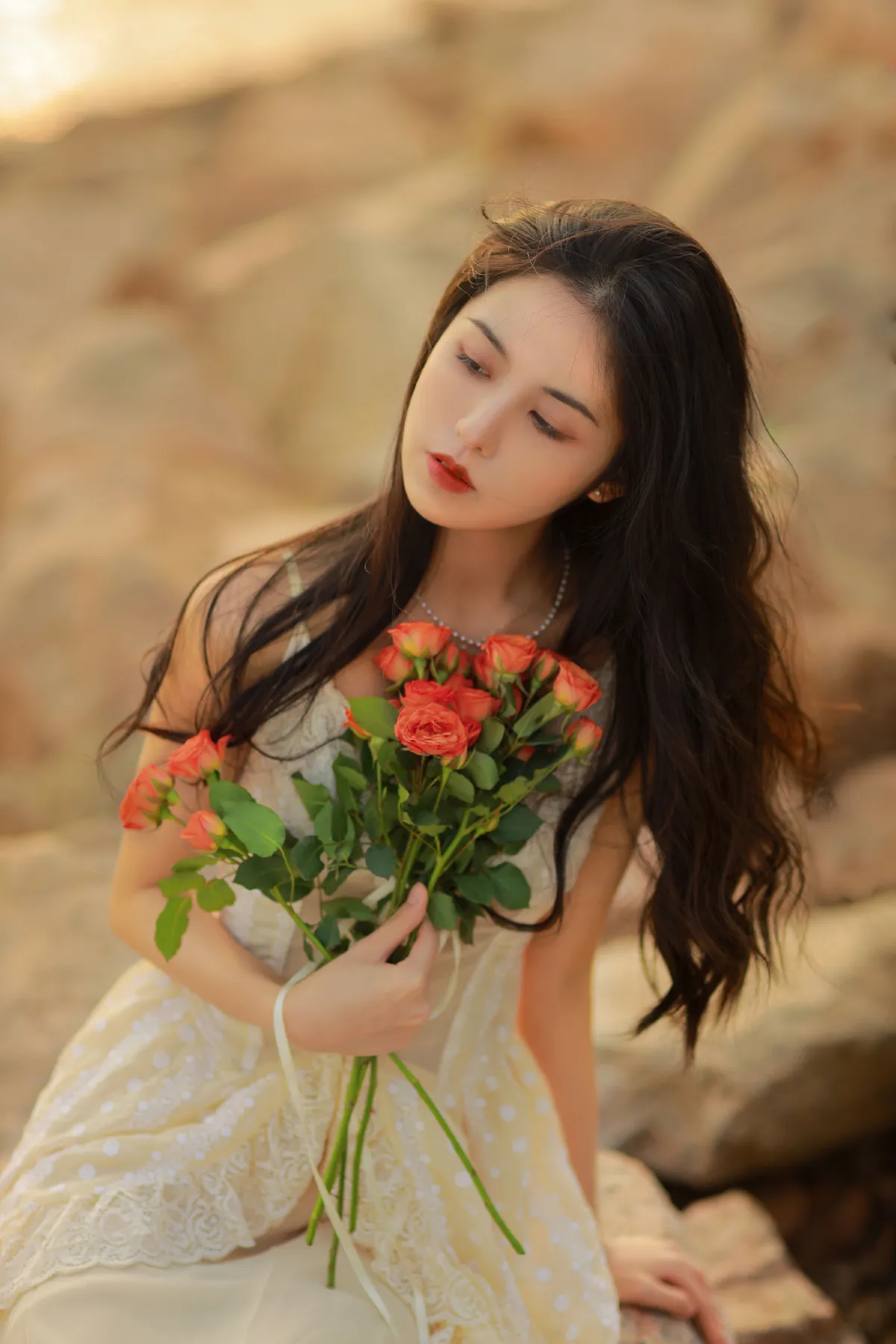 她与落日