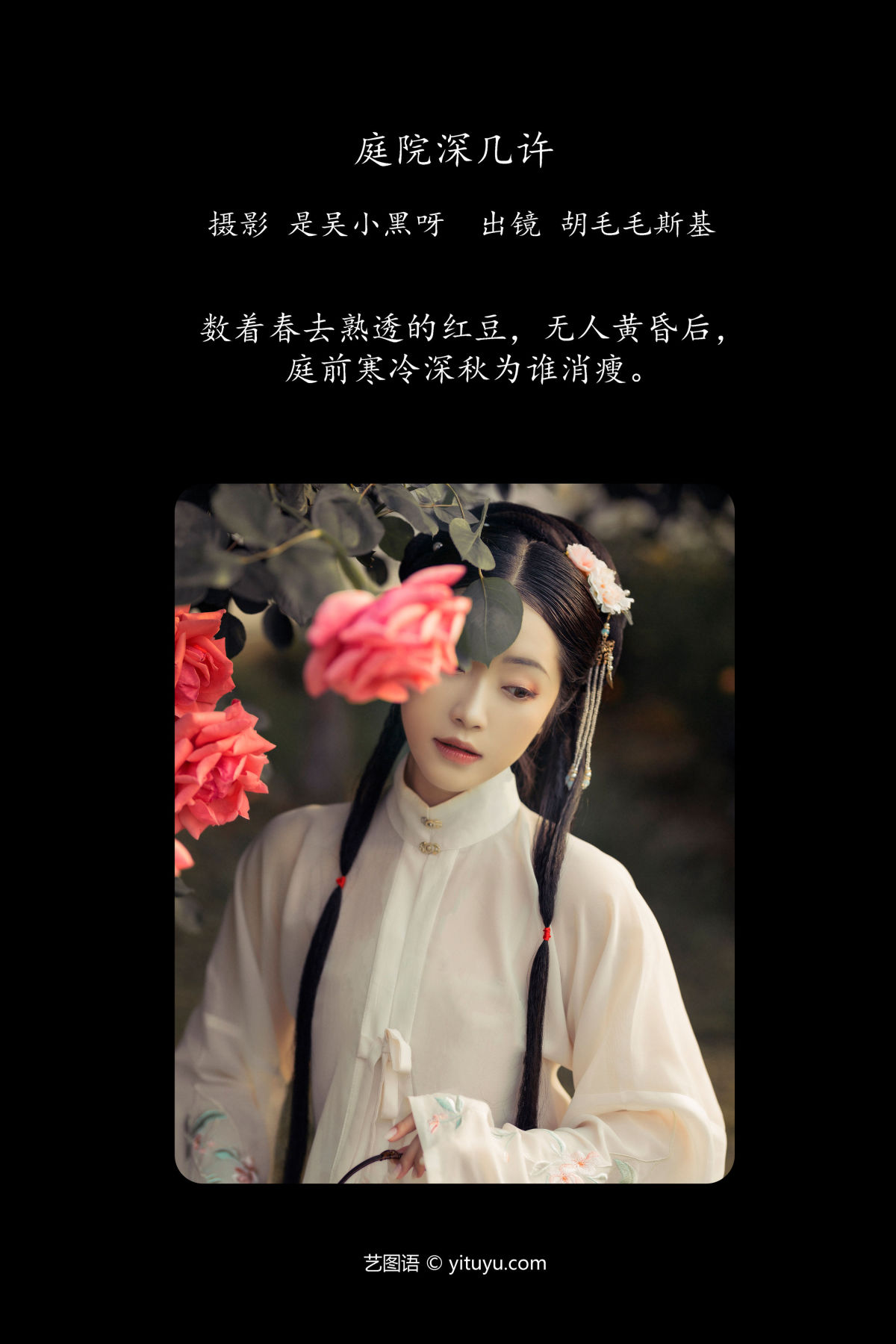 是吴小黑呀_胡毛毛斯基《庭院深几许》美图作品图片2