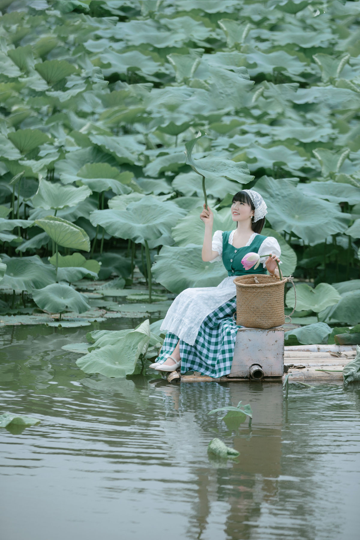 慧慧爱摄影_冬琴《采荷姑娘》美图作品图片5