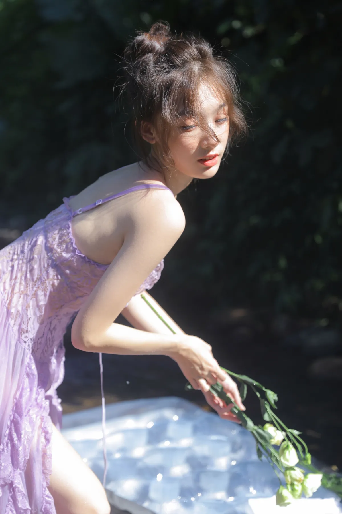 小溪水写真