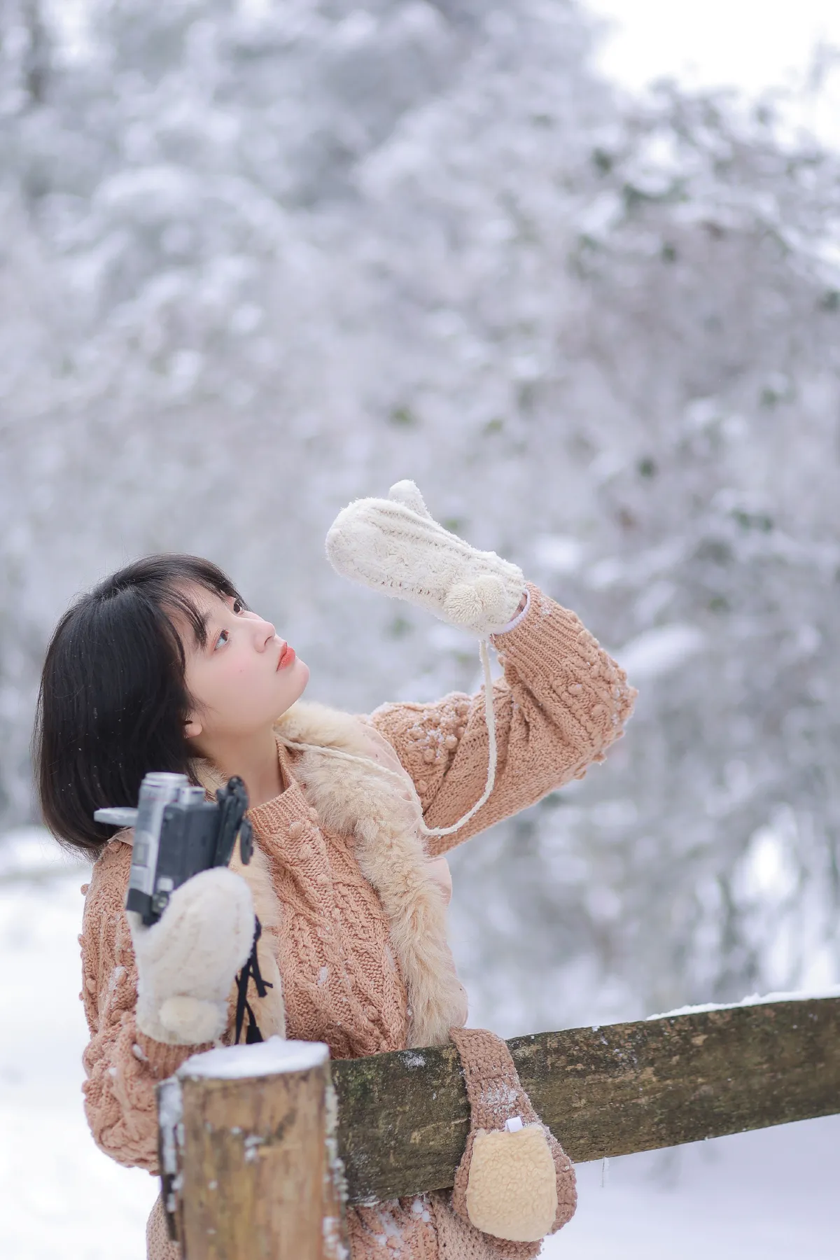 嘿，一起来玩雪。