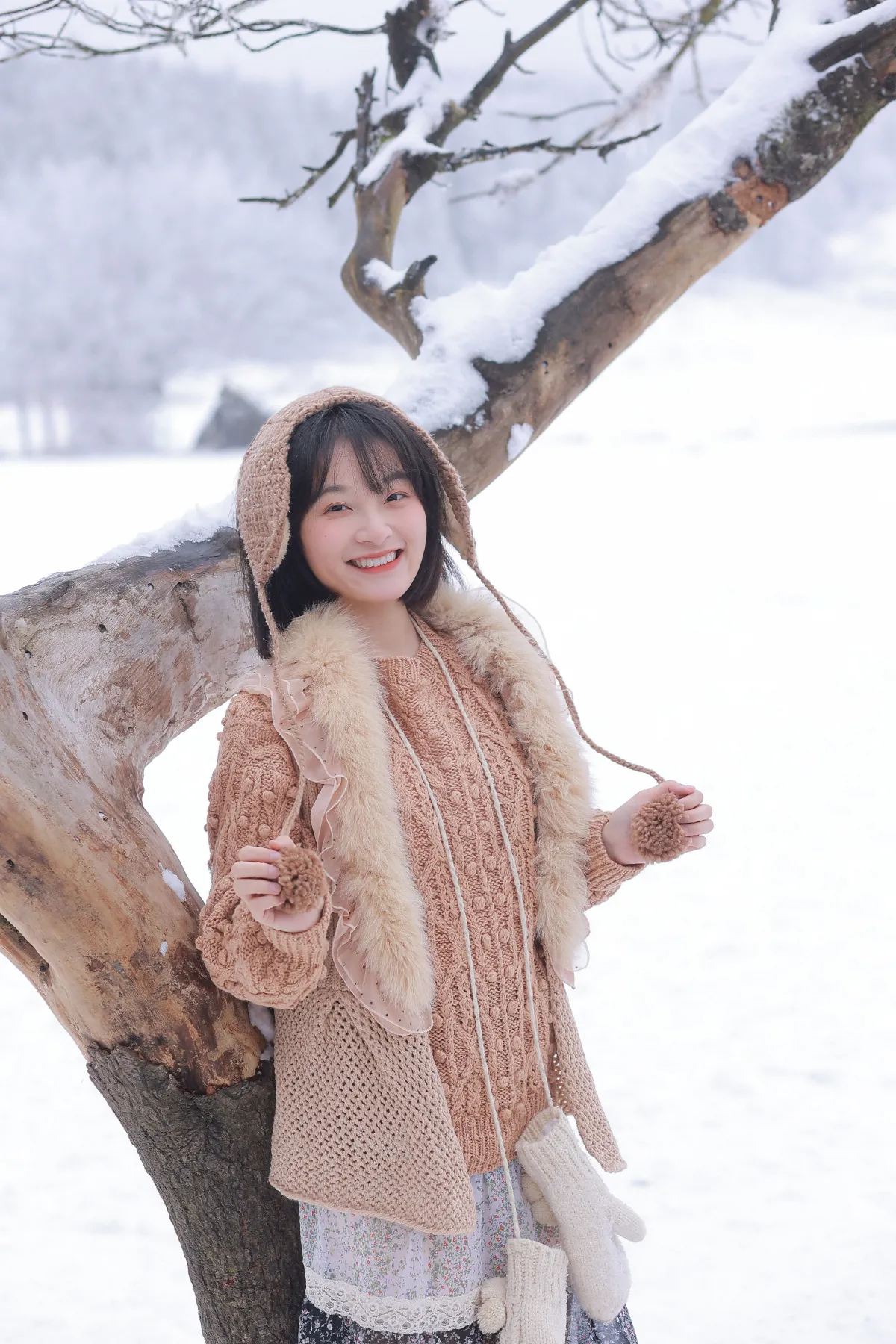 嘿，一起来玩雪。