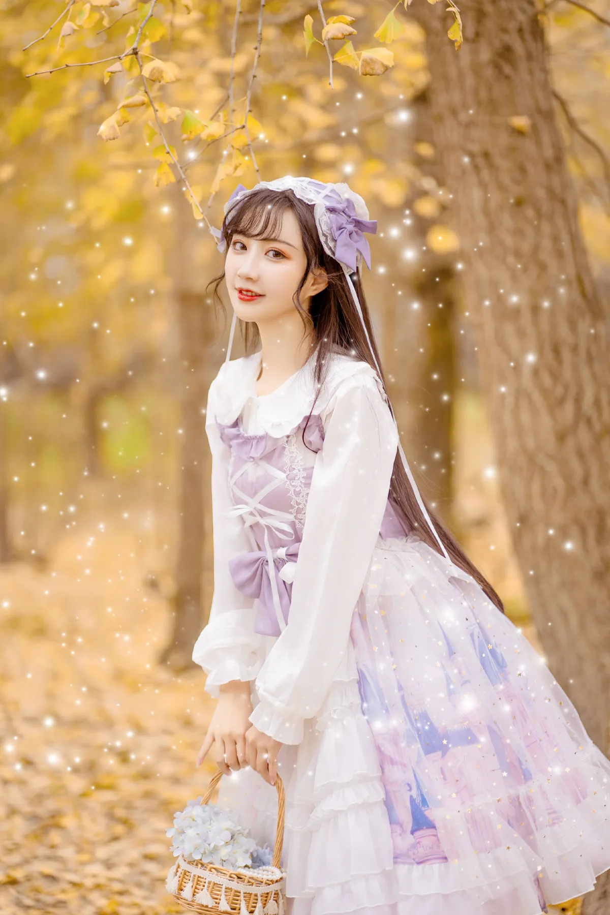 油画少女