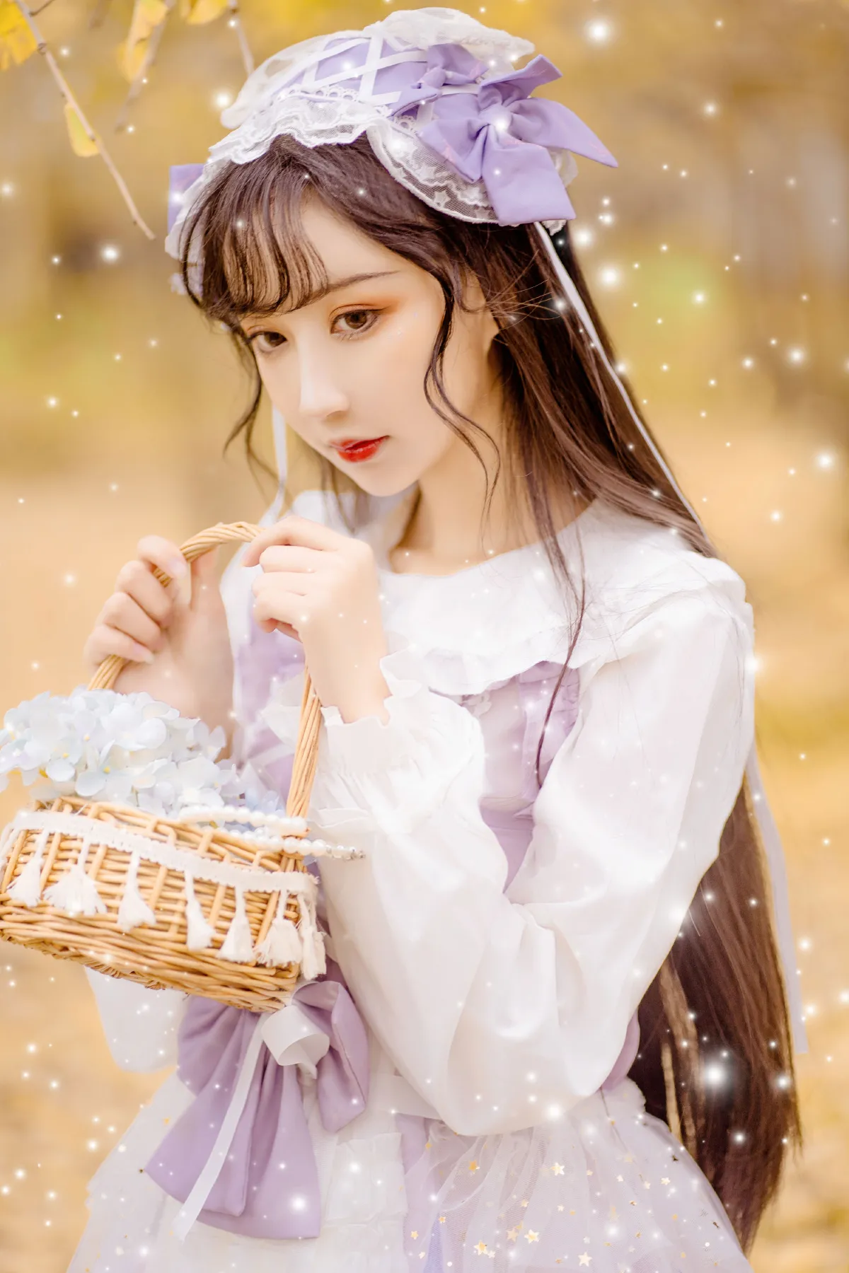 油画少女