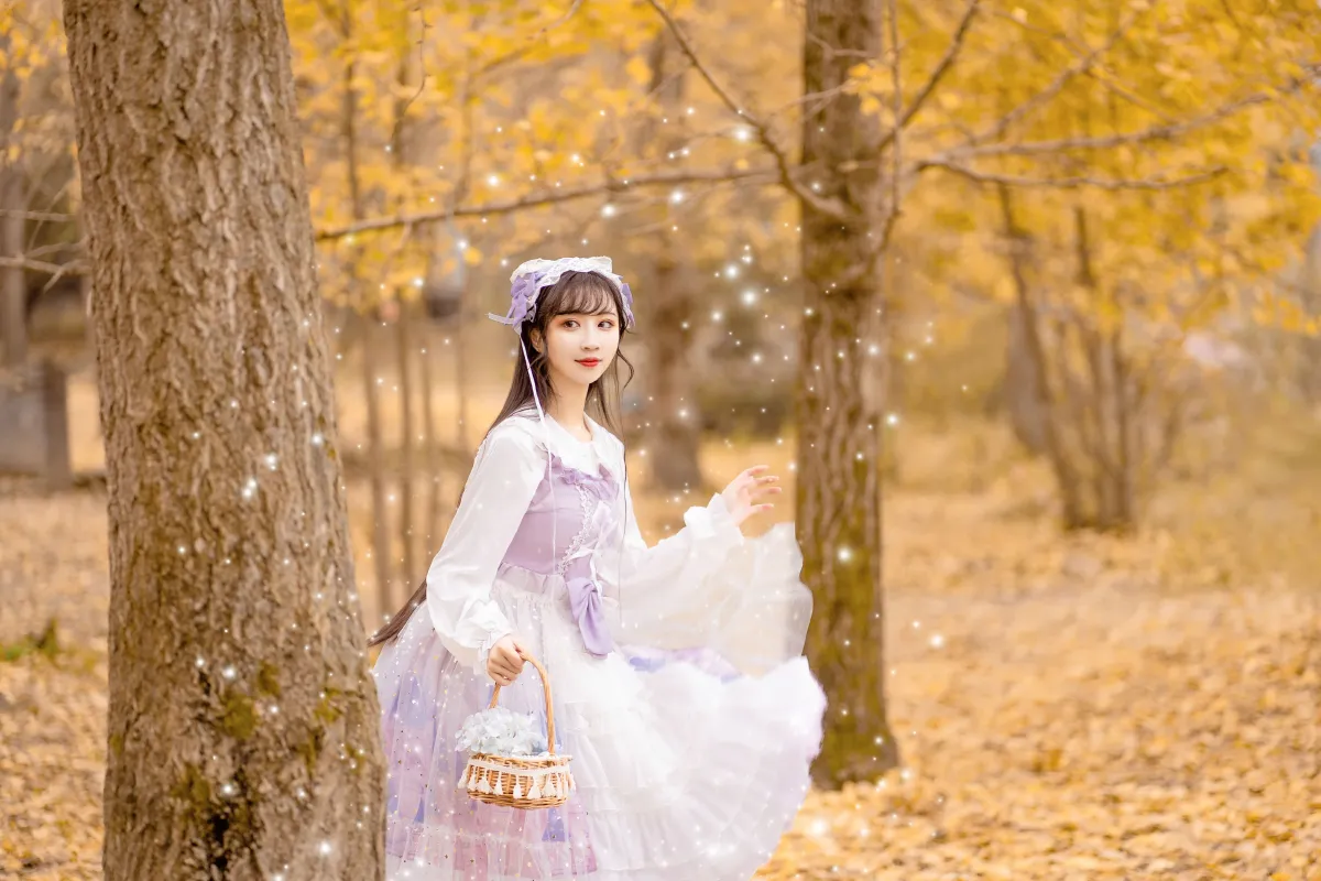 油画少女