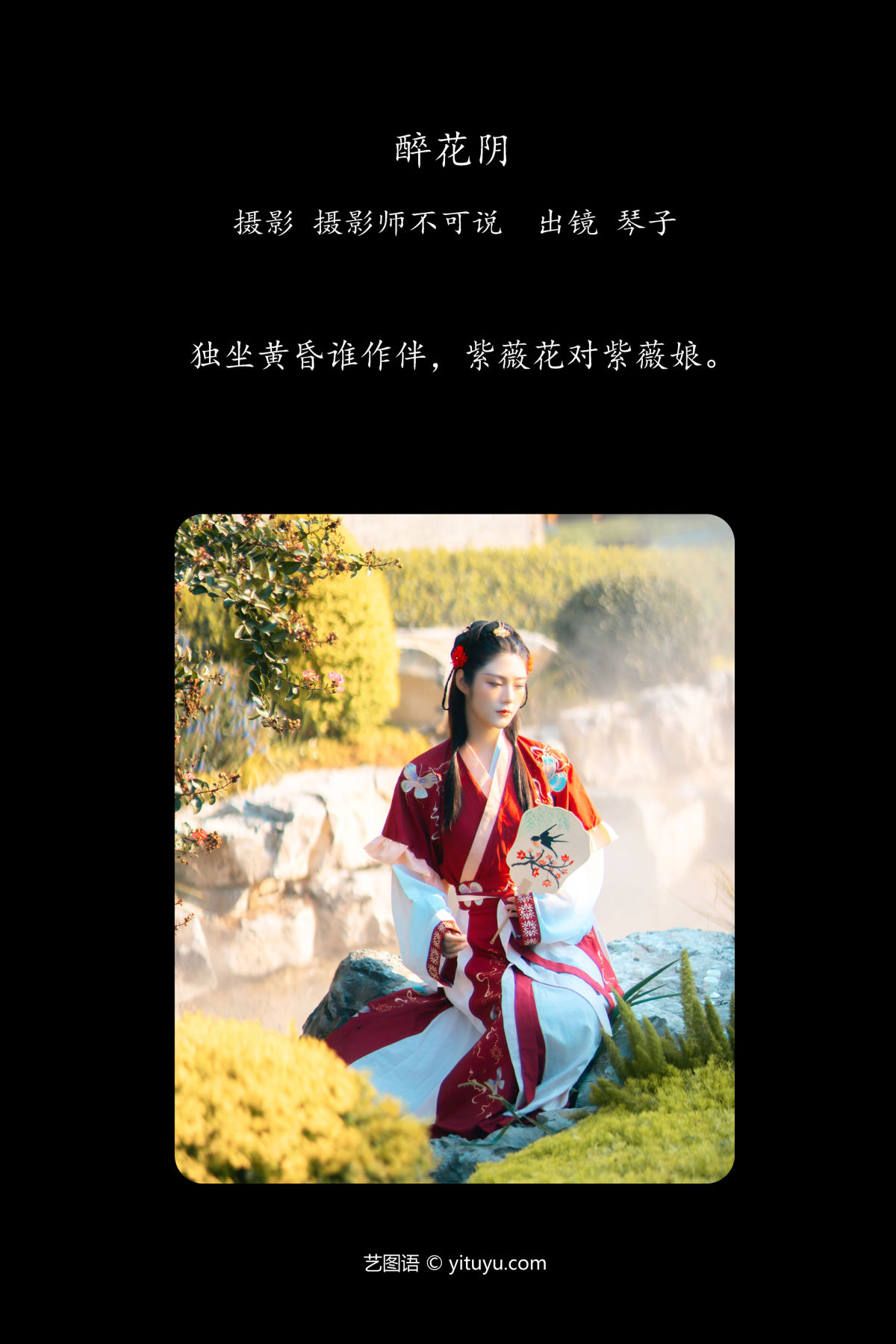 摄影师不可说_琴子《醉花阴》美图作品图片2