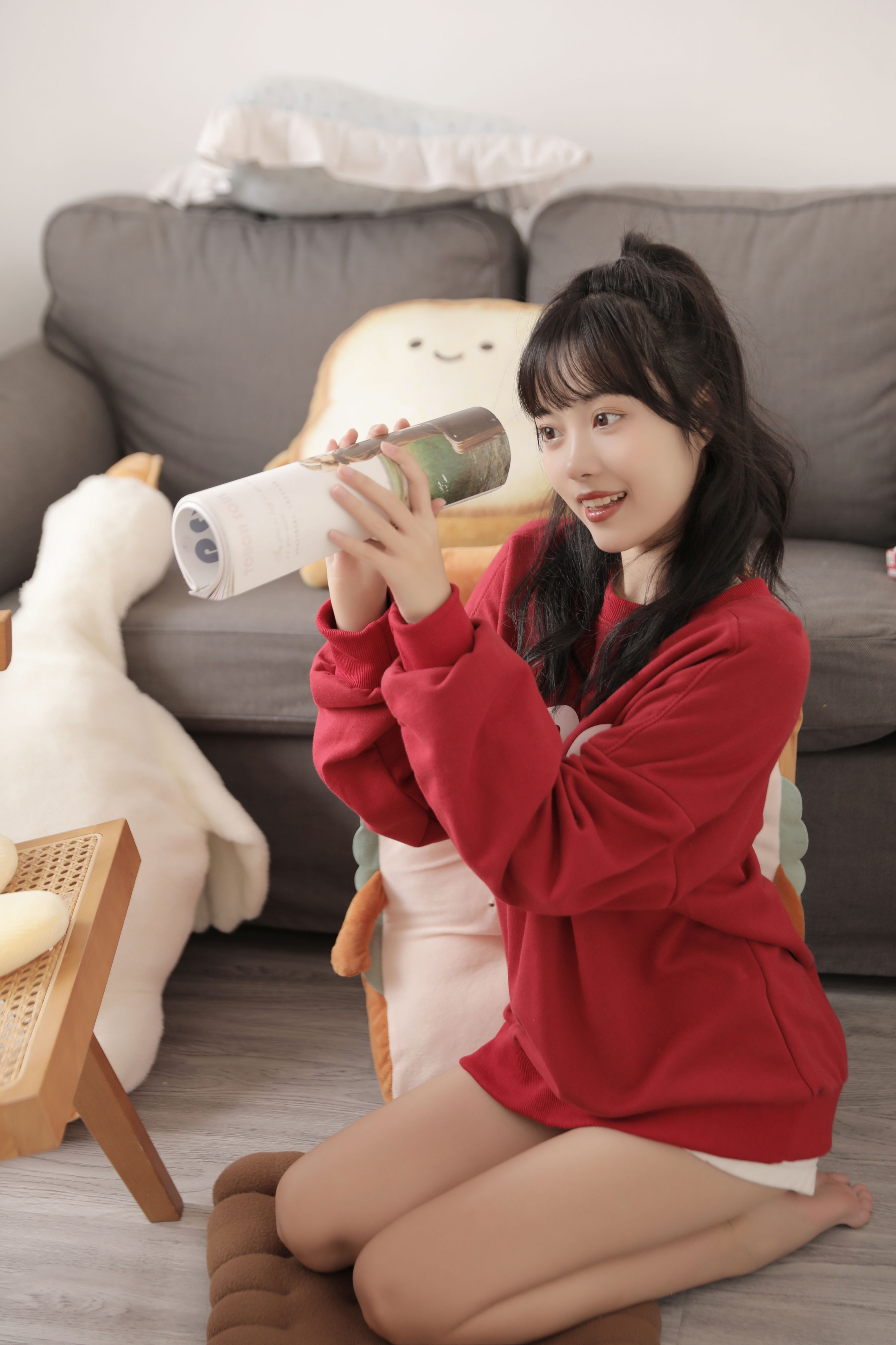慵懒少女