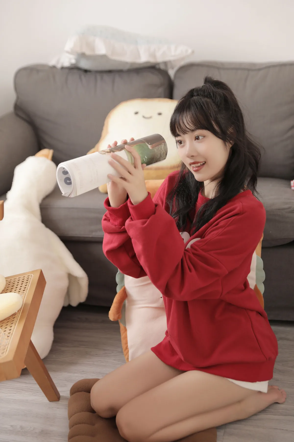 慵懒少女