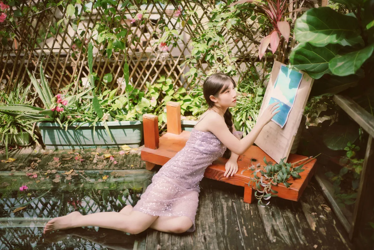 十七岁少女的画室