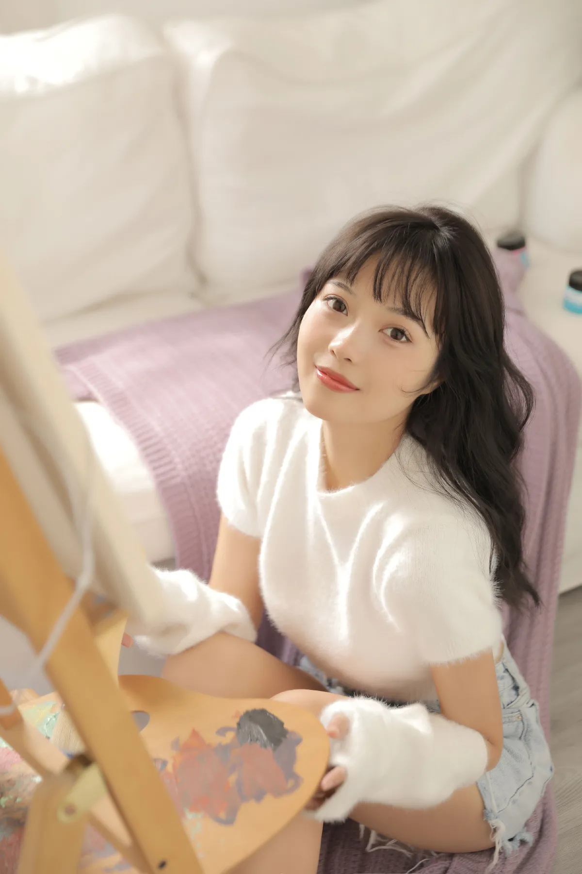 彩色调色盘