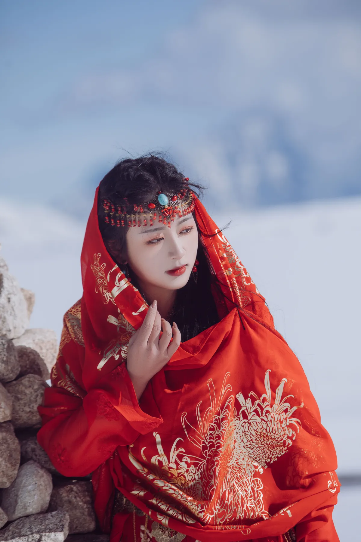 出门拍照的小小怪_云兮啦《东宫》美图作品图片4