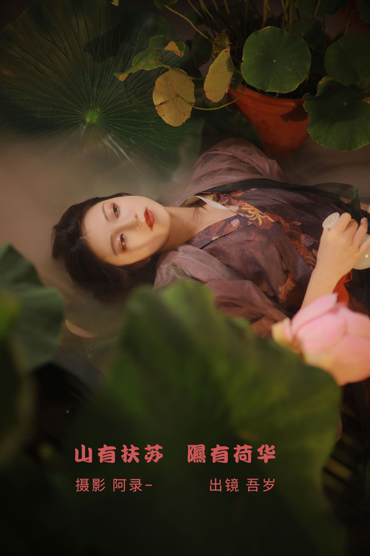 阿录-_吾岁岁《山有扶苏，隰有荷华》美图作品图片1