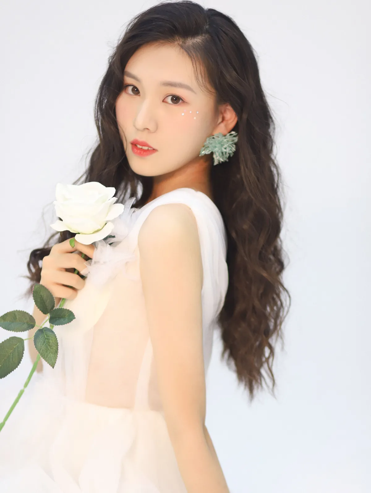 少女与花1