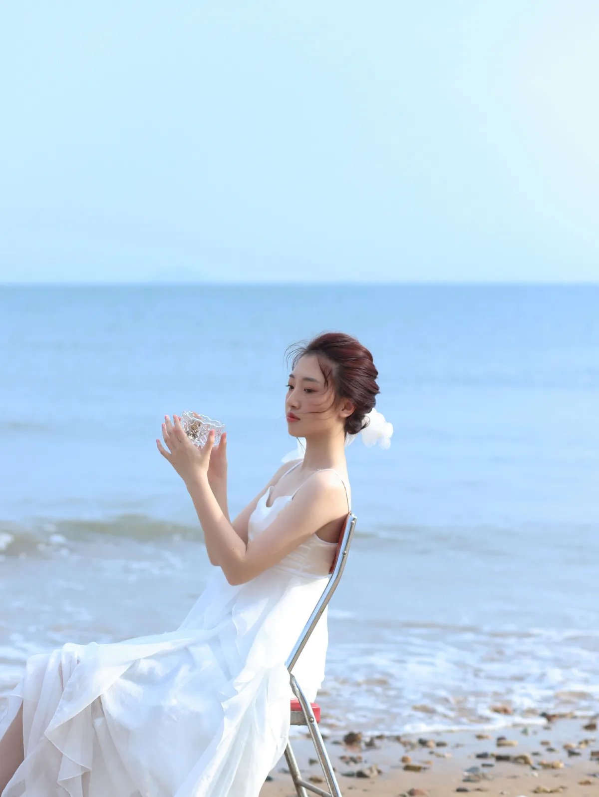 吹海边的风