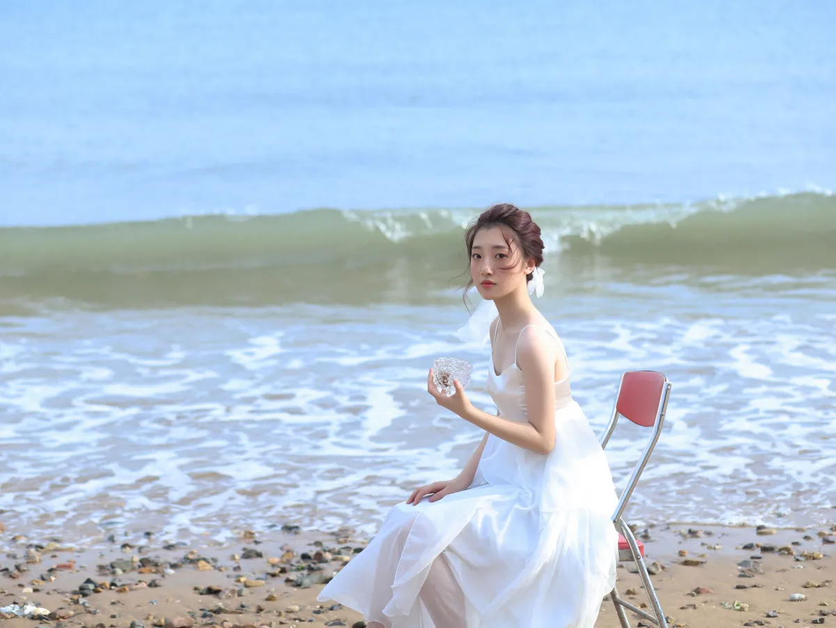 吹海边的风