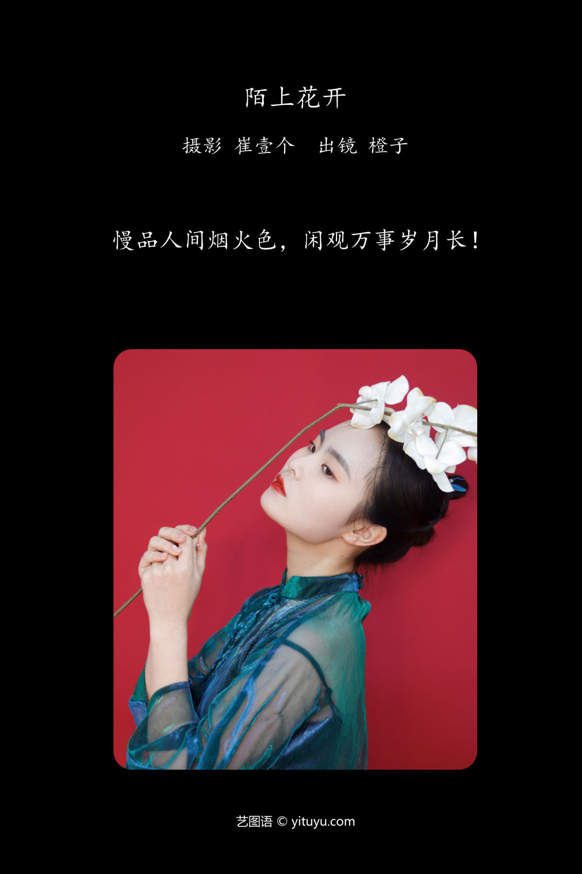 崔壹个_橙子《陌上花开》美图作品图片2