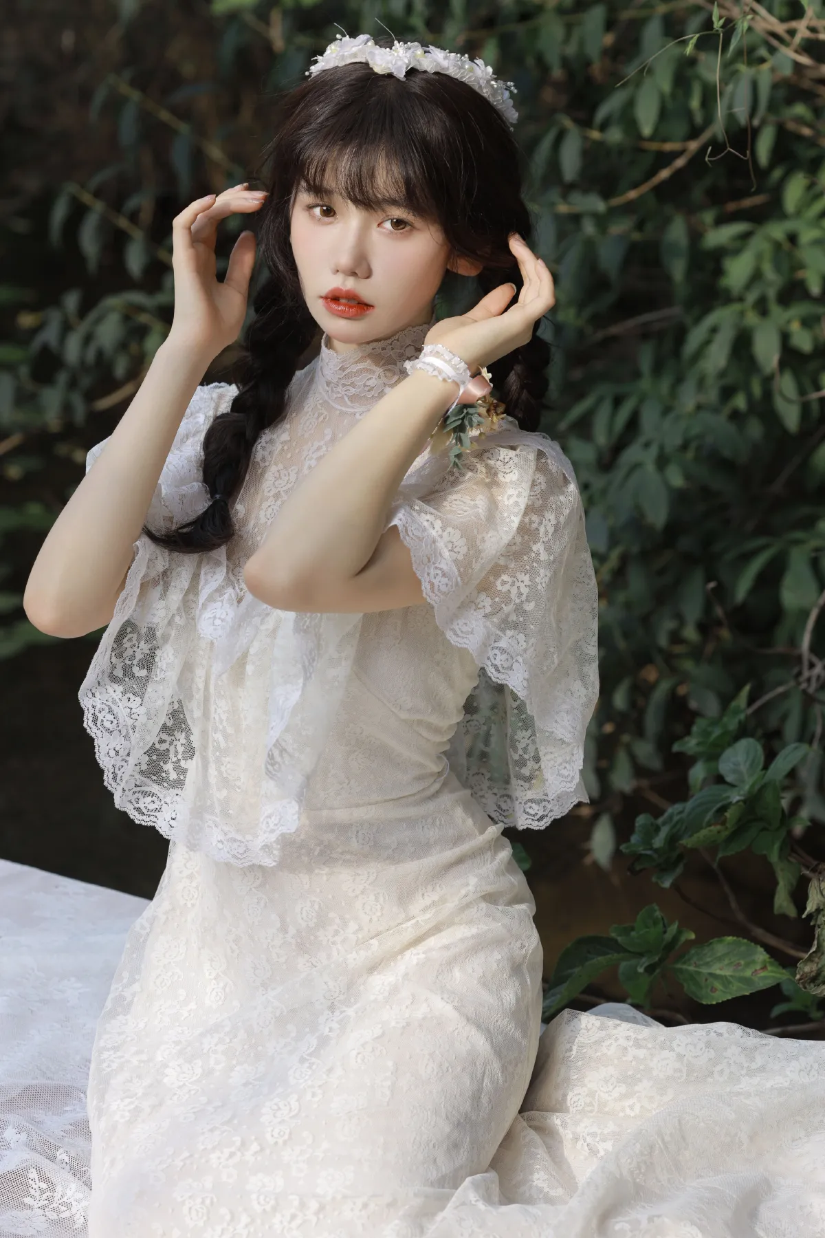 猫八木_林木婷子《水边少女》美图作品图片1