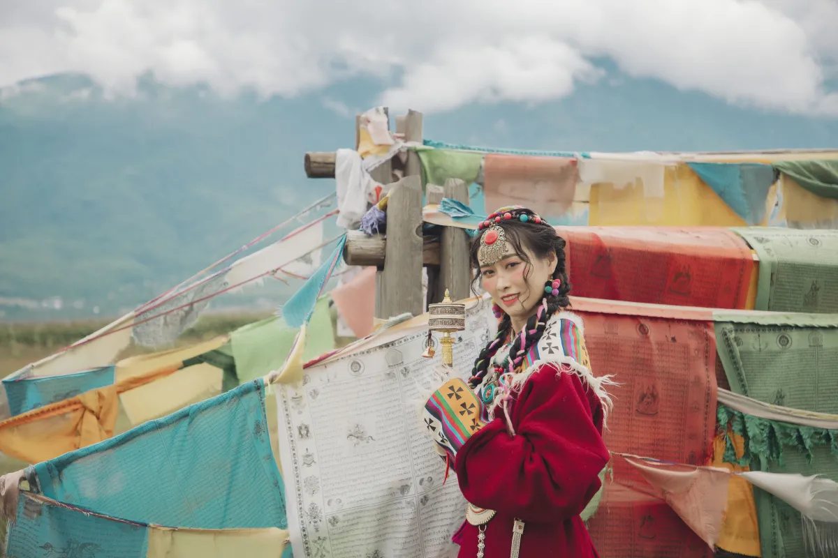 夏雨_娜娜《藏服卓玛姑娘》美图作品图片1