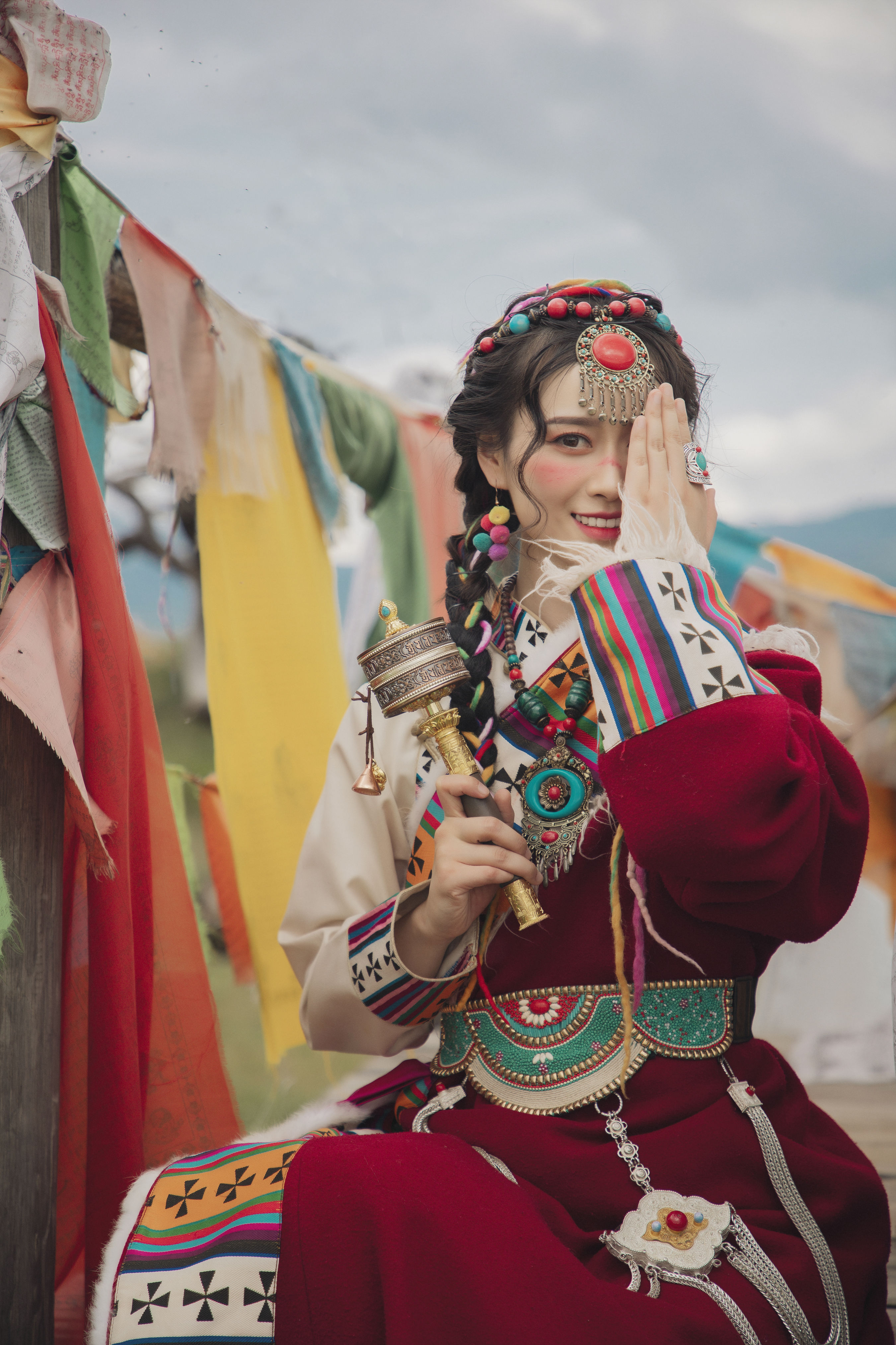 【藏族姑娘卓玛才让摄影图片】人像摄影_太平洋电脑网摄影部落