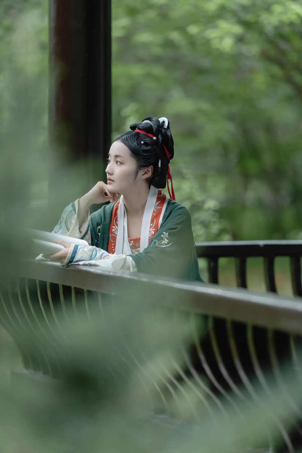风少水年_默默《画莫叶》美图作品图片1