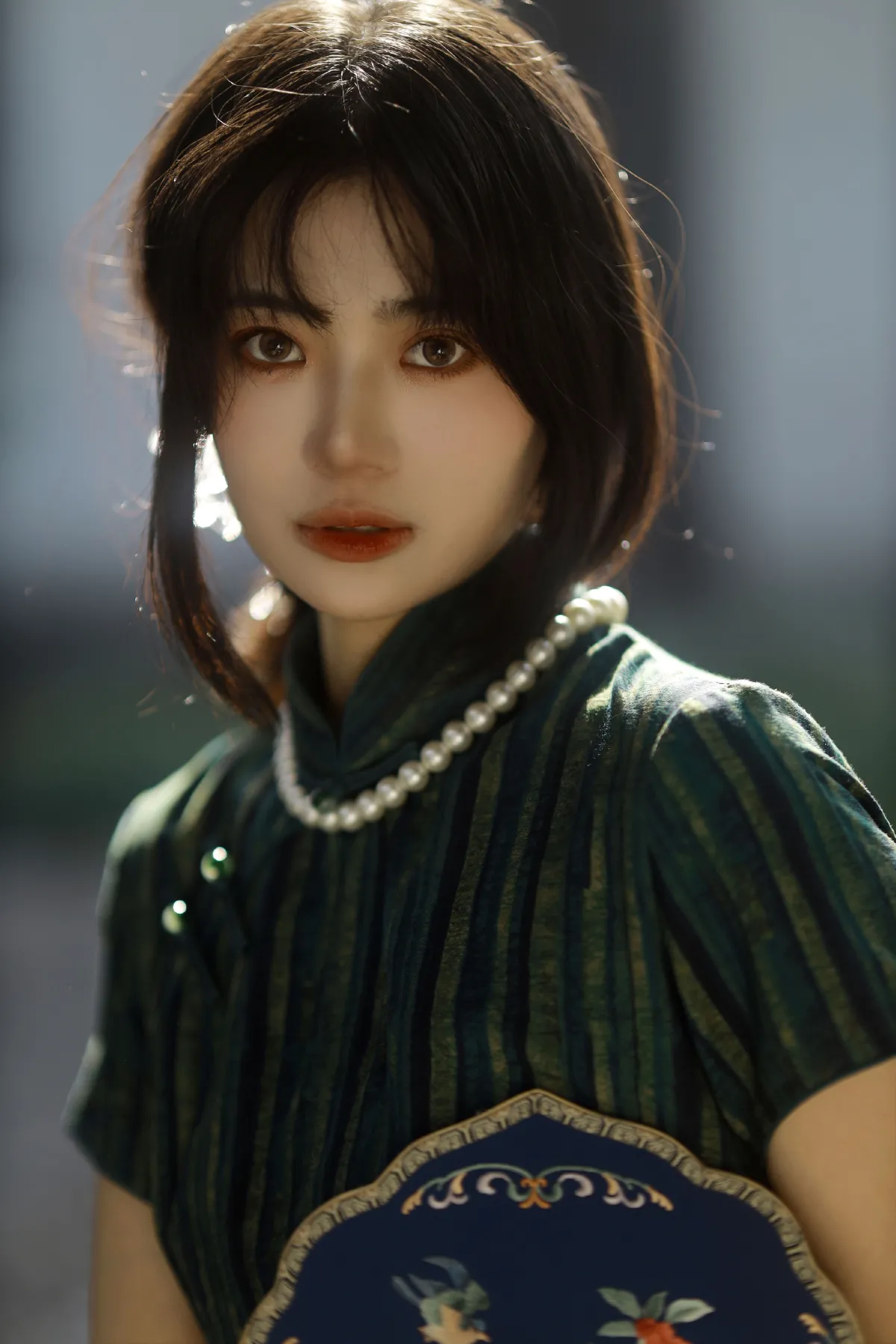 绿意旗袍1