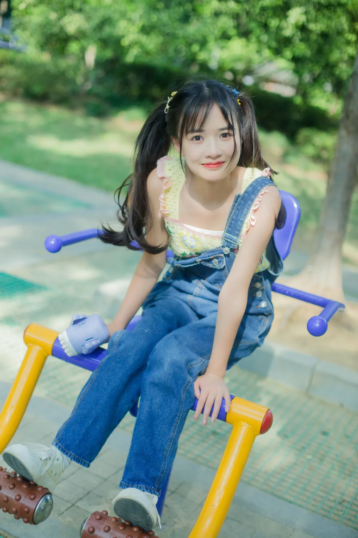 LLL_Lia__小怡妹妹cute《双马尾的夏》美图作品图片2