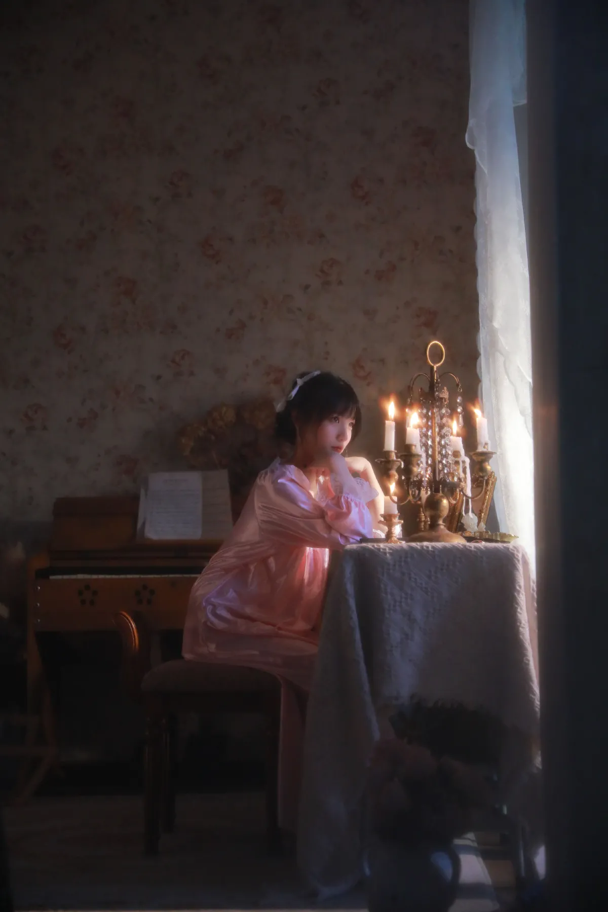 油画少女1