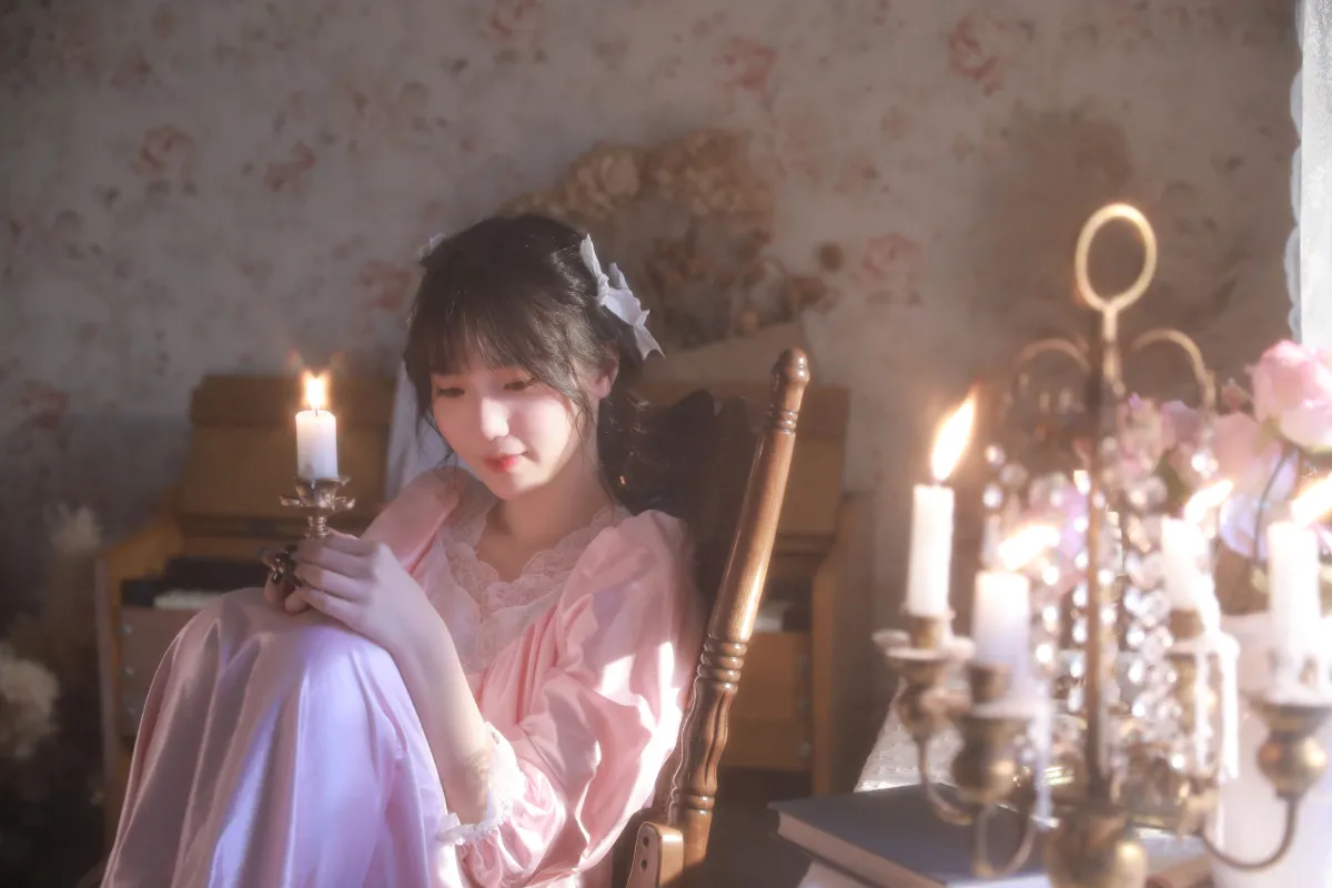 油画少女