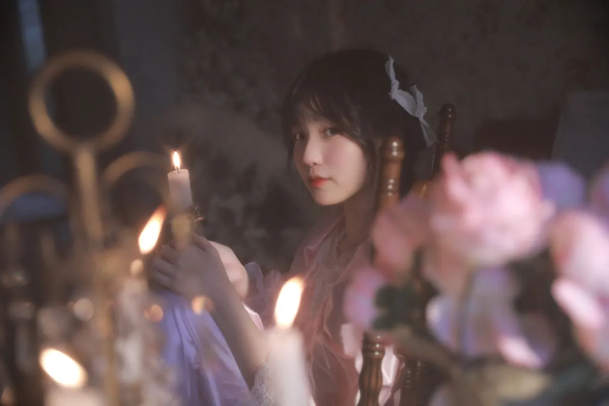 油画少女