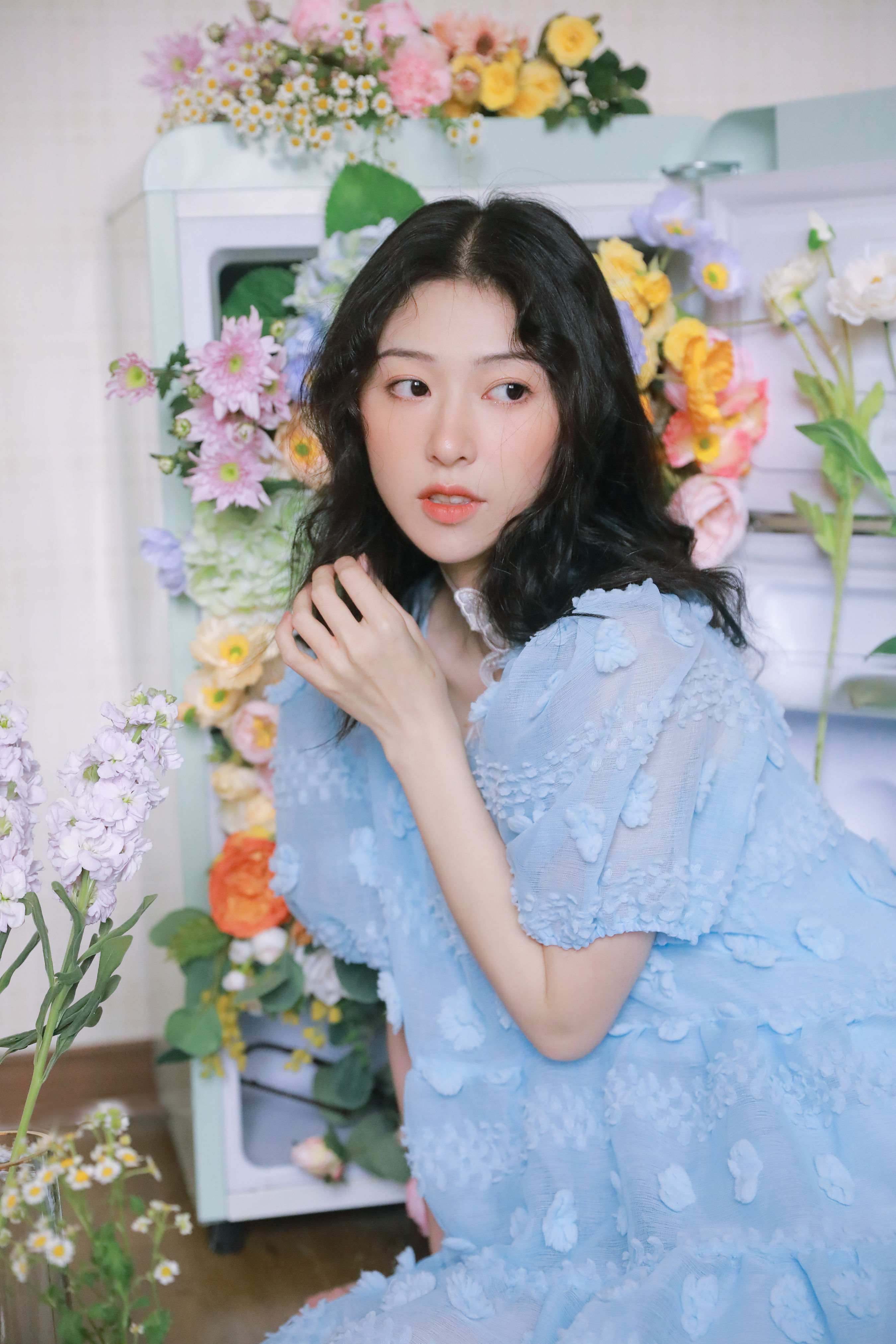 冰箱花