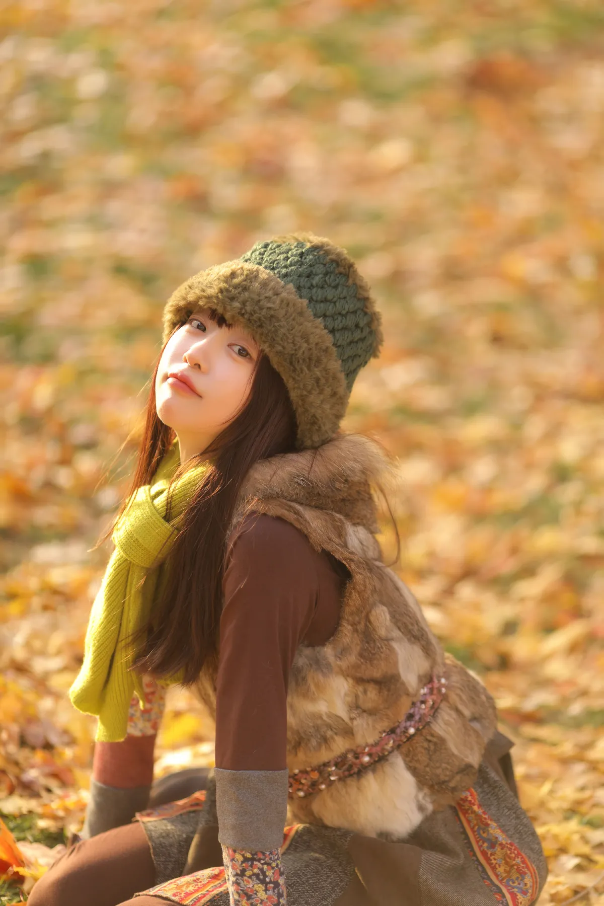 Sa娇少女写真馆_Sweet_t田甜《暮秋新冬里》美图作品图片4