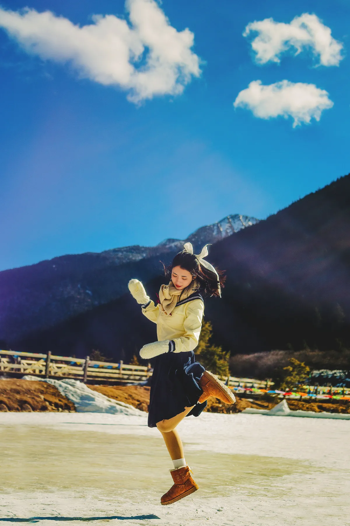 倾听雪的喧闹