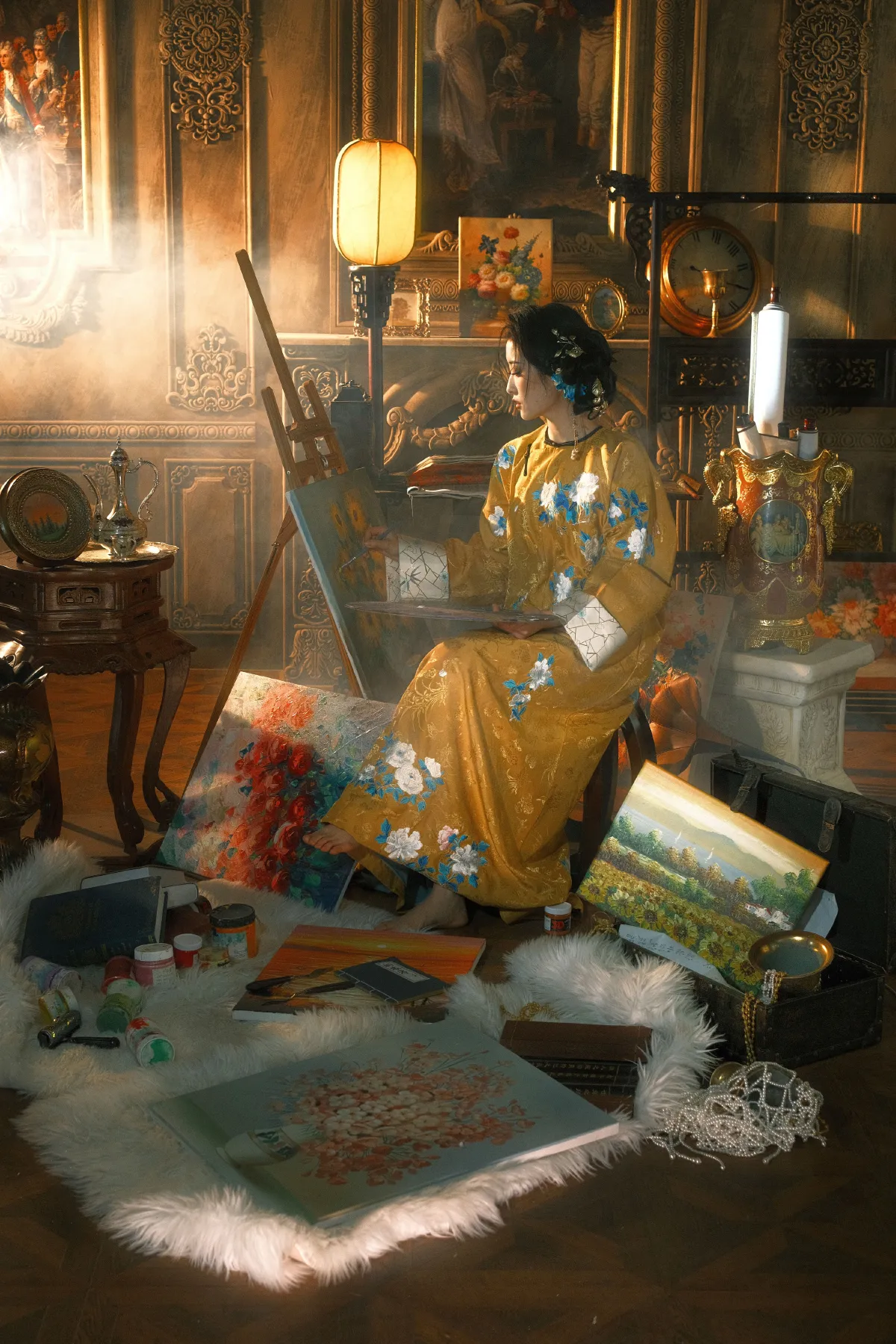 西方画展上的东方女人1