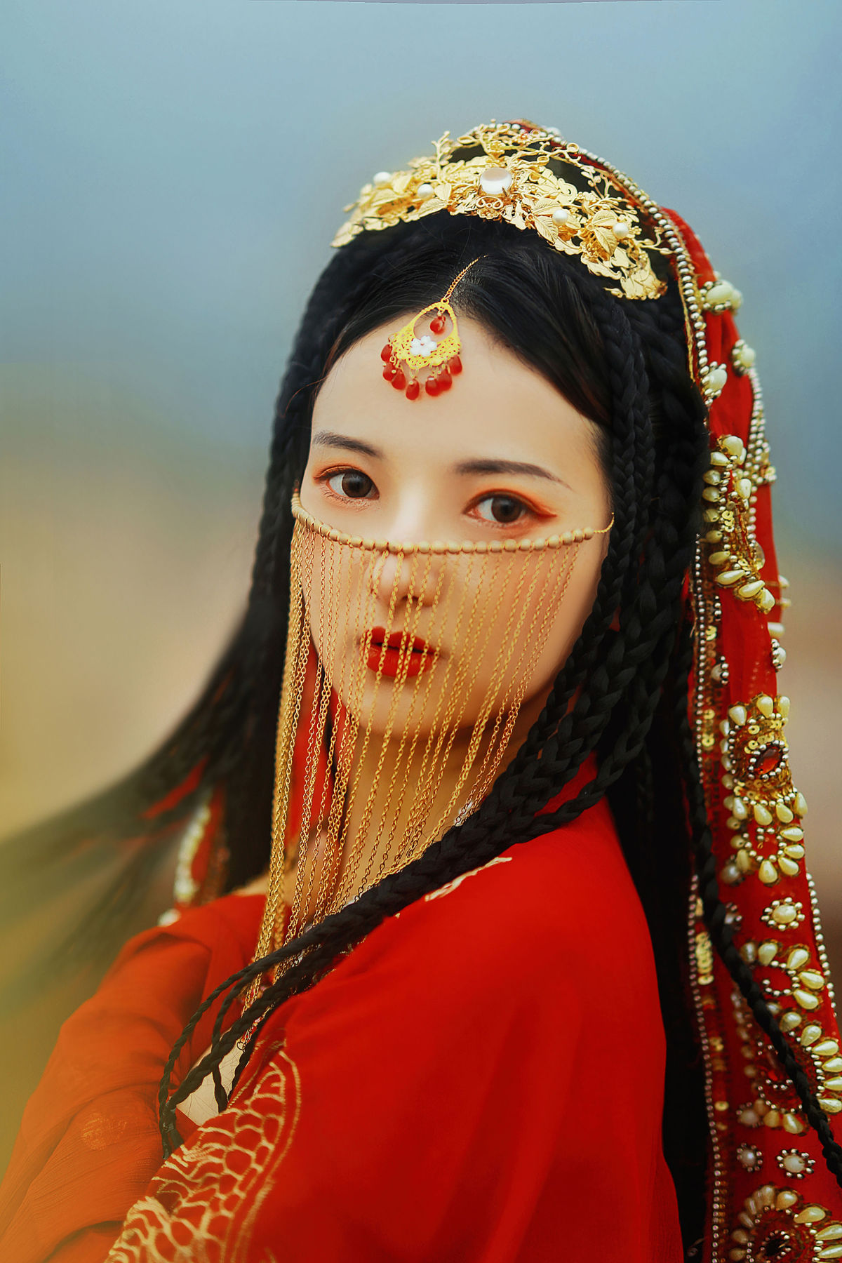 素昭_LLIYaNinG《西域美人》美图作品图片5