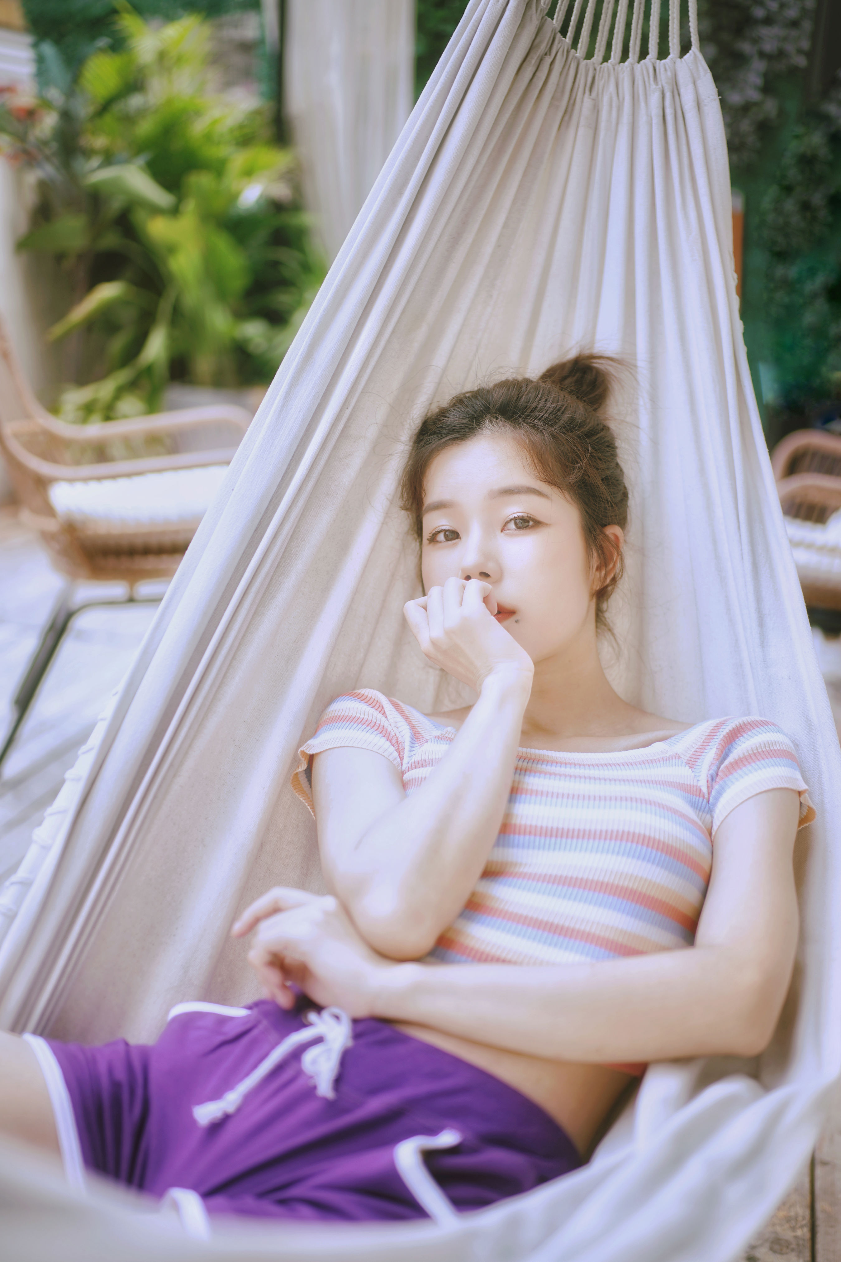 天台的水枪少女