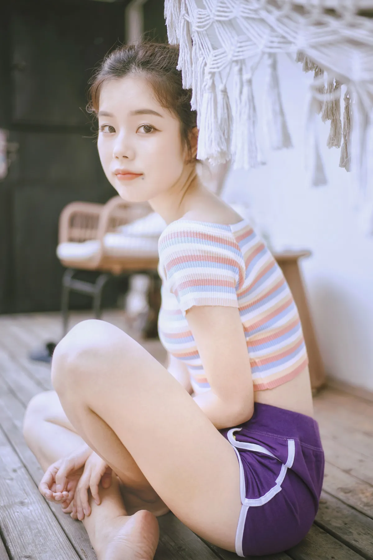 天台的水枪少女