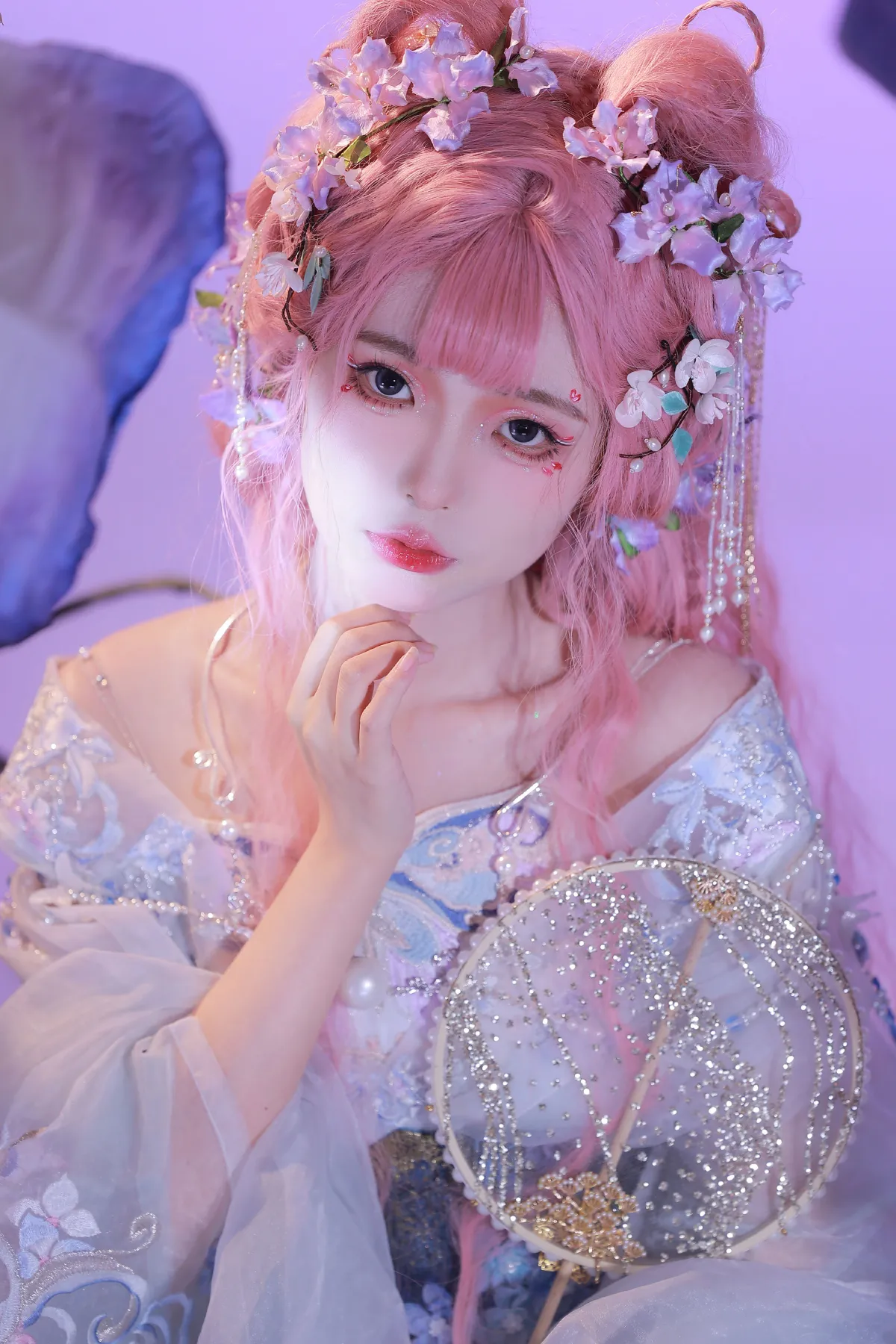 素昭_怀里猫ovo《花月夜蝶梦》美图作品图片1