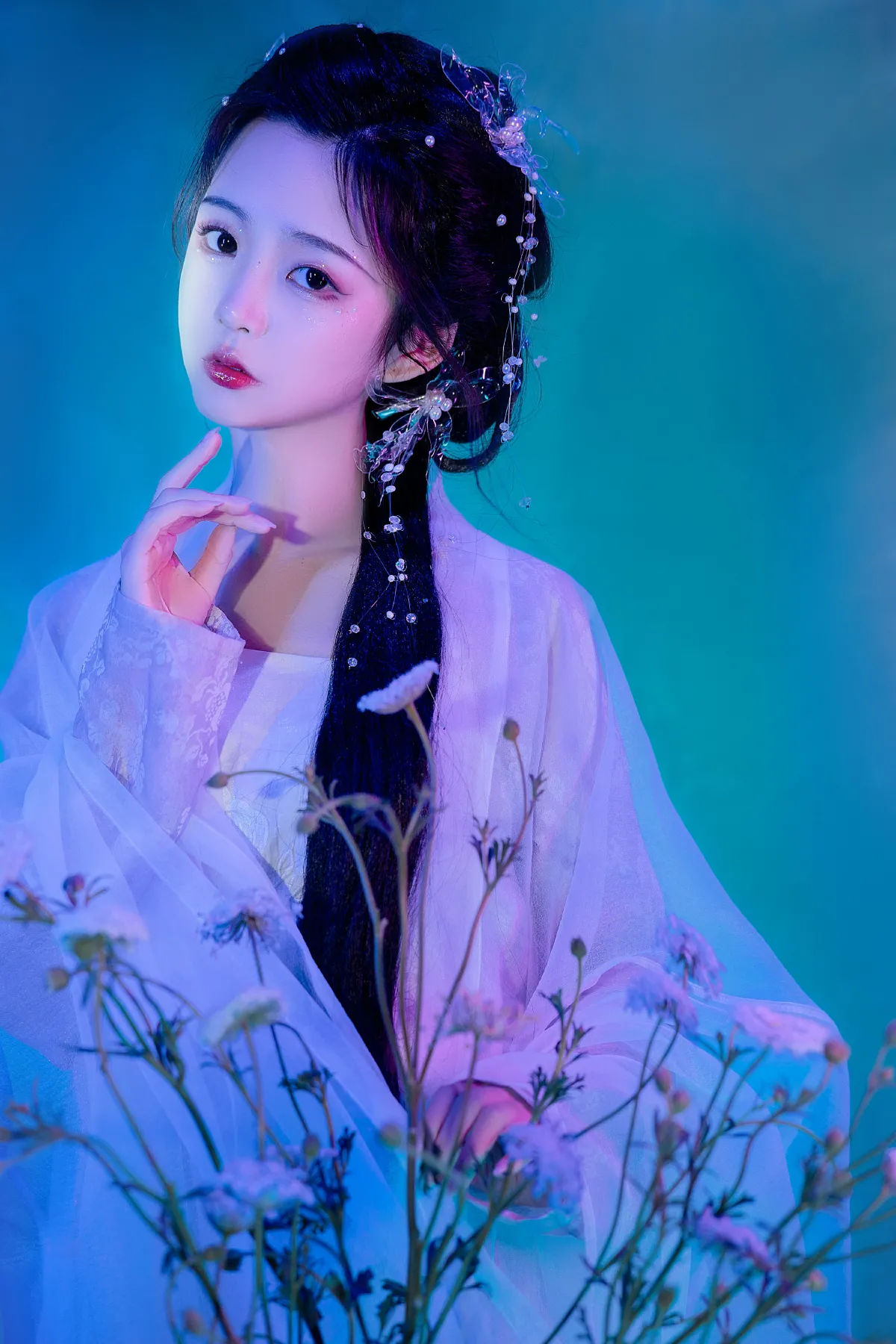 她是那一抹蓝
