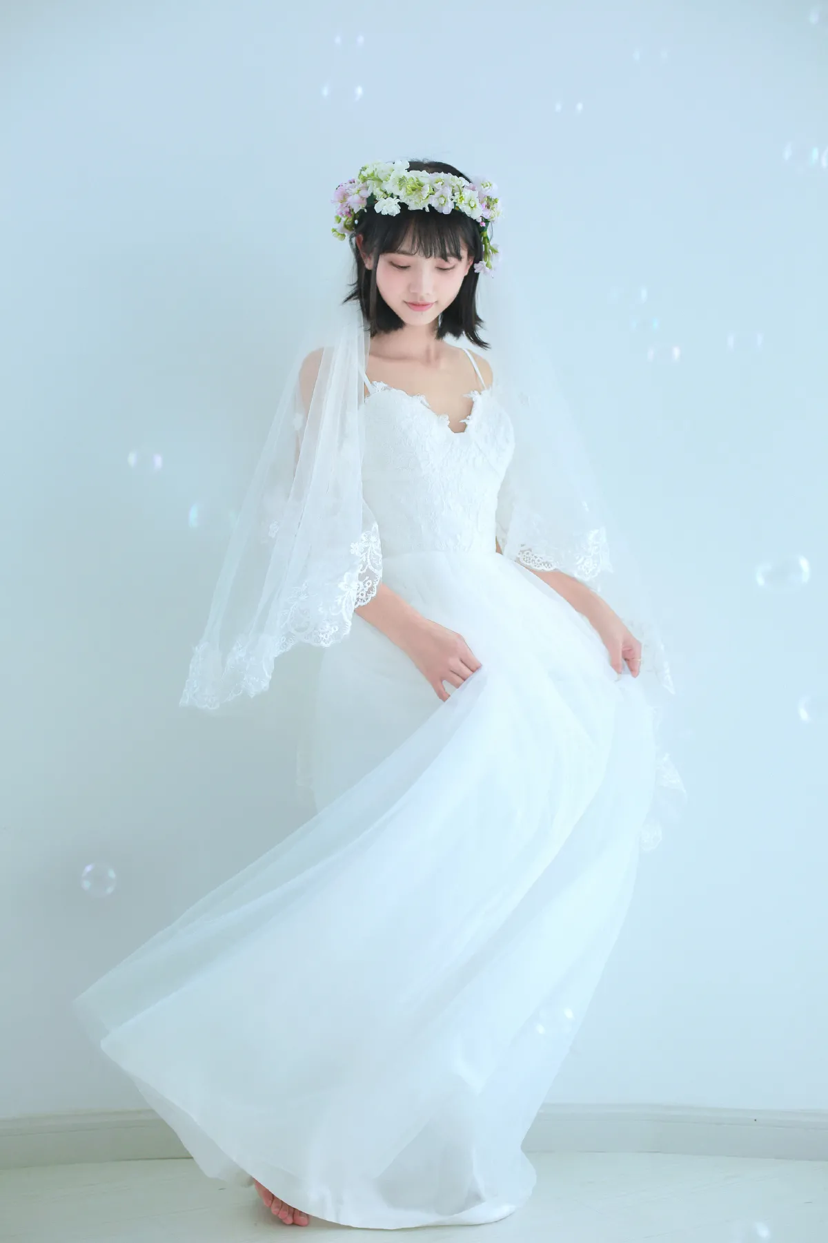花的嫁纱