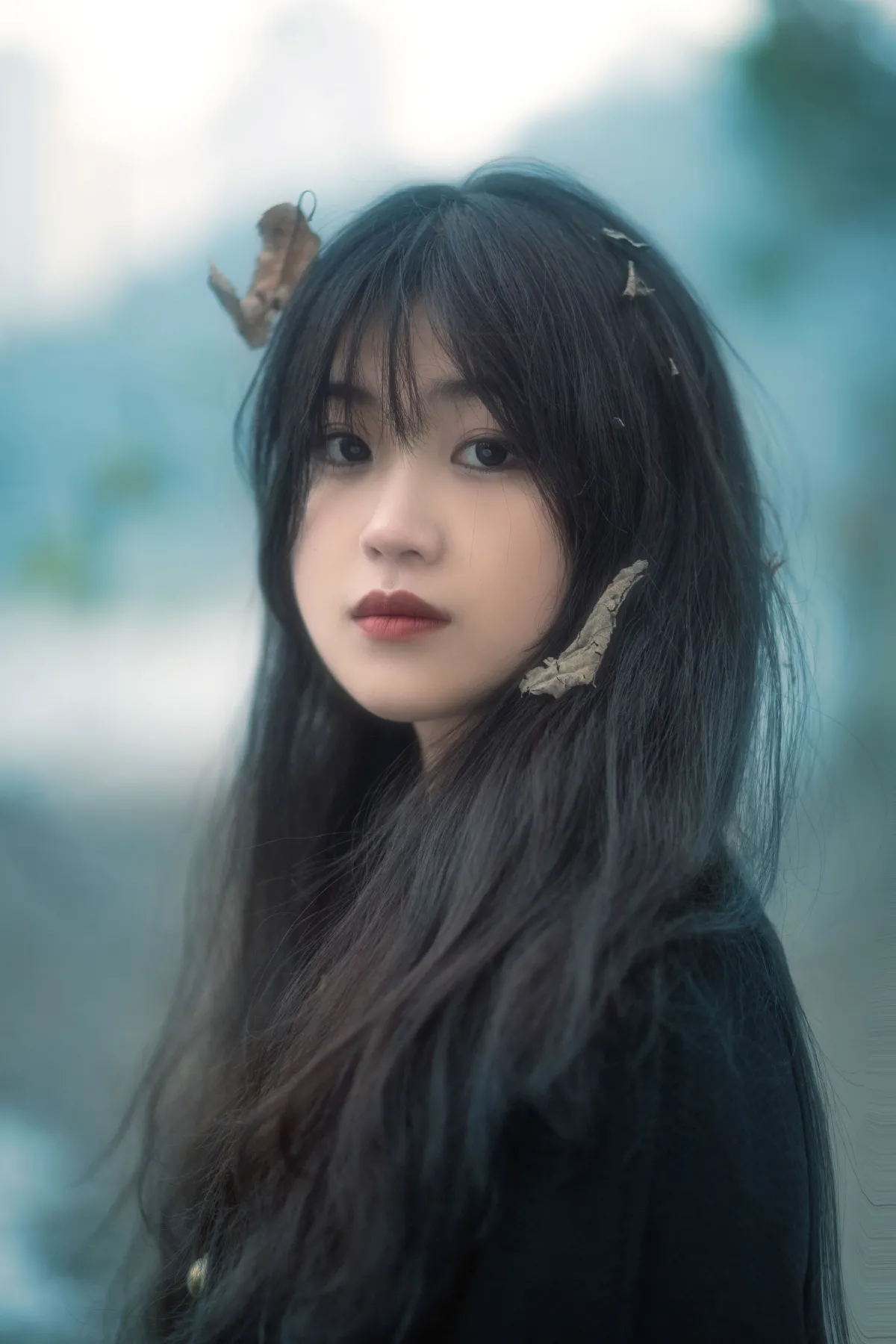 蝴蝶飞走了