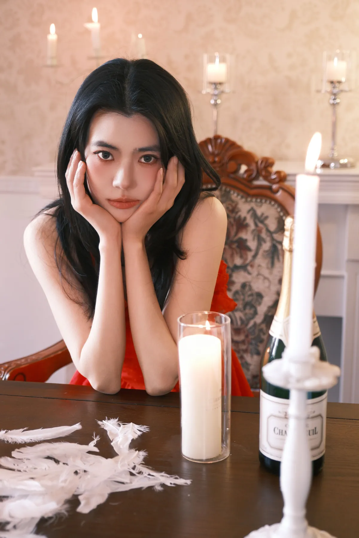 猫八木_Elikaka《红色》美图作品图片2