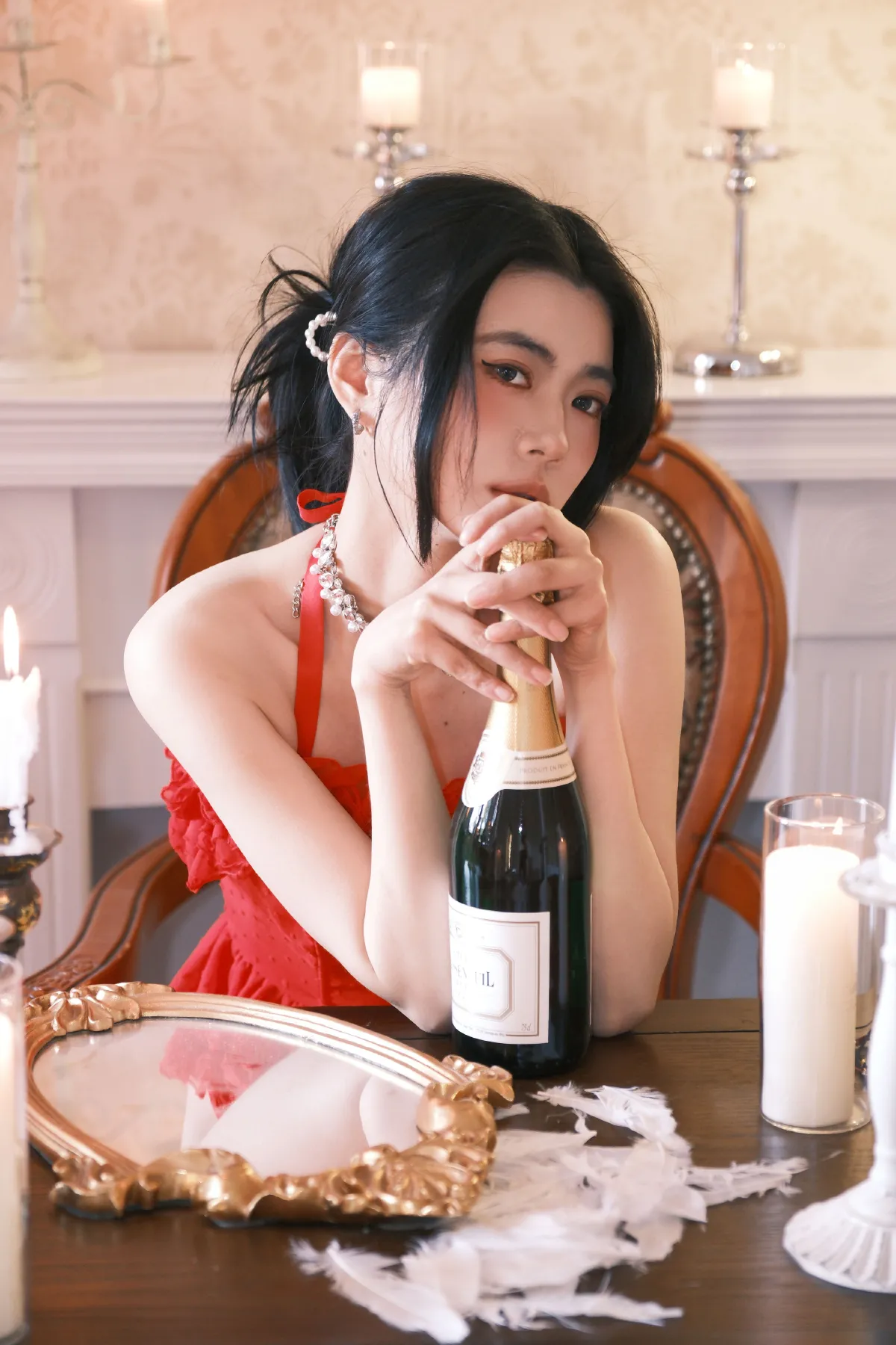 猫八木_Elikaka《红色》美图作品图片4