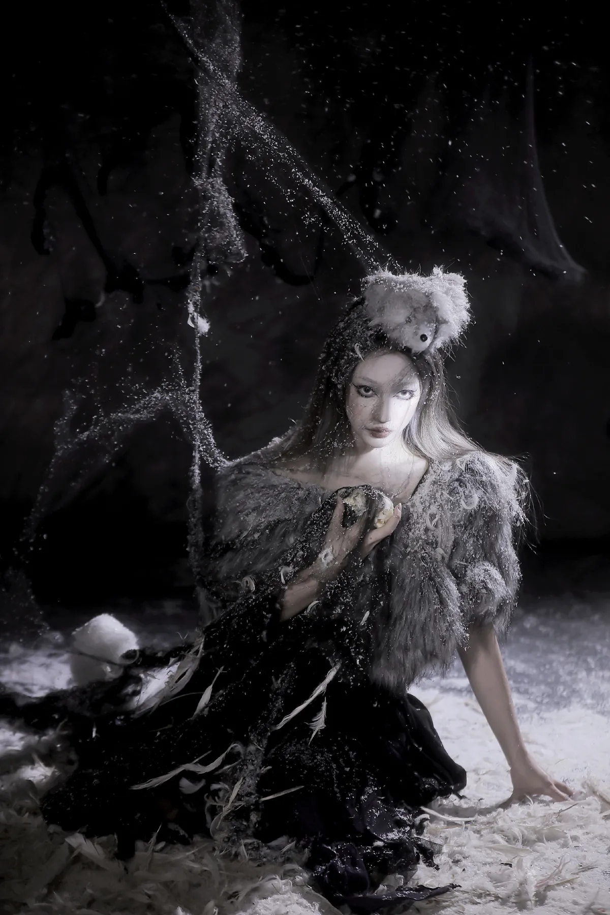 山药排骨汤_张别拉《雪狐》美图作品图片1