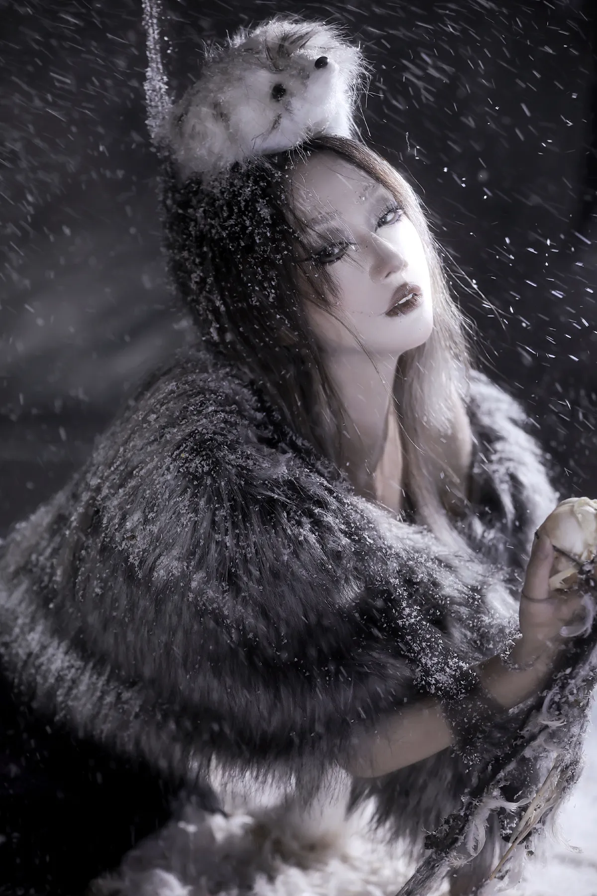 山药排骨汤_张别拉《雪狐》美图作品图片5