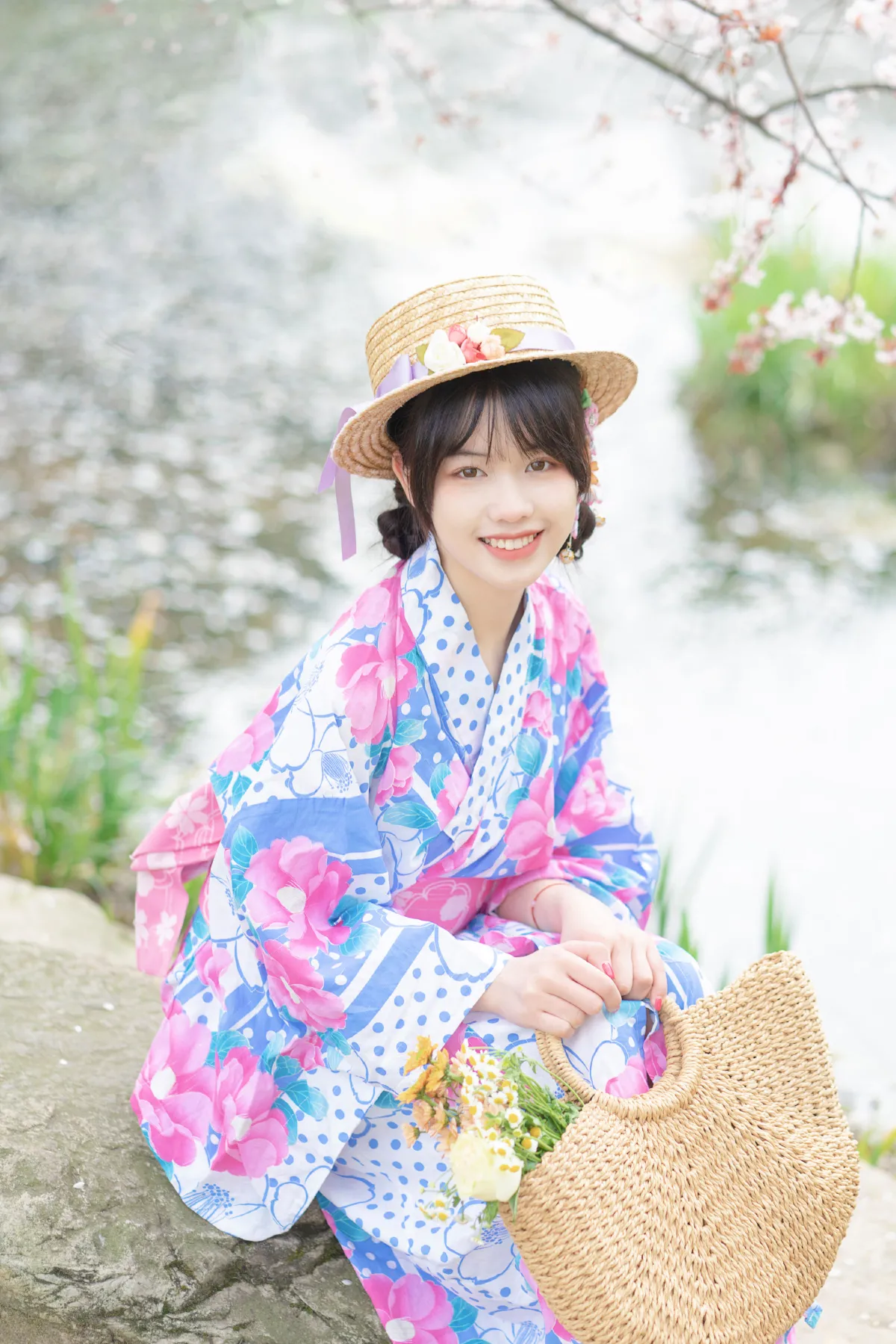 春日花和服