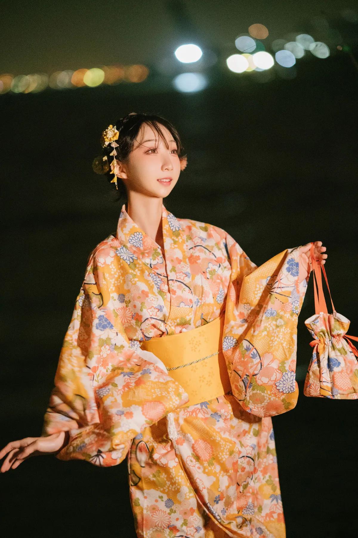 浴衣烟花