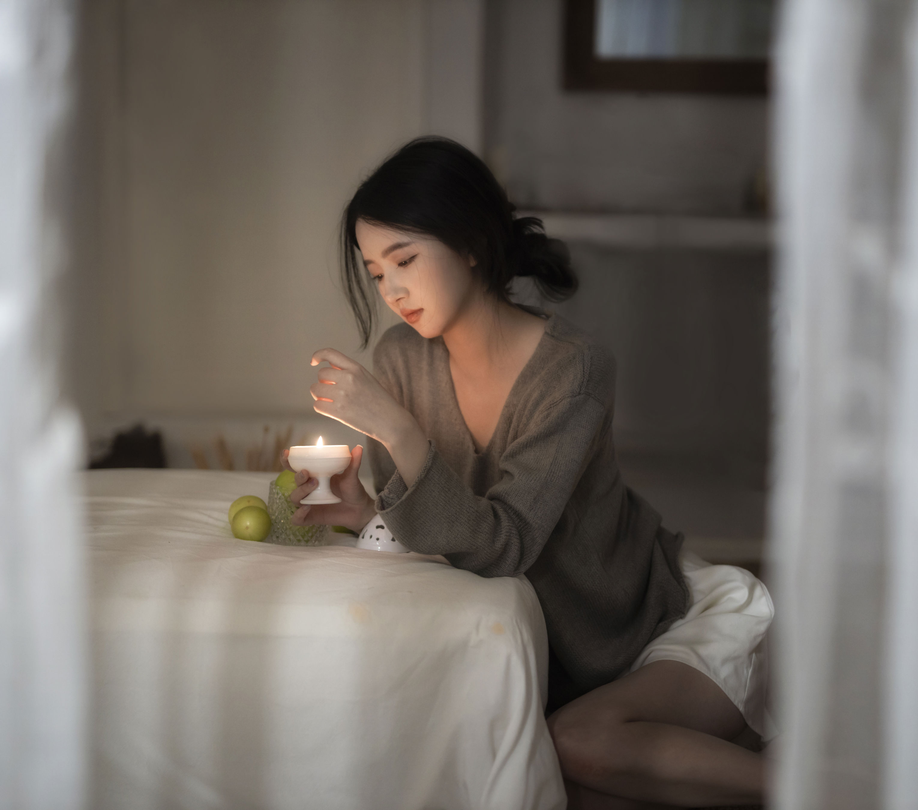 烛光夜色