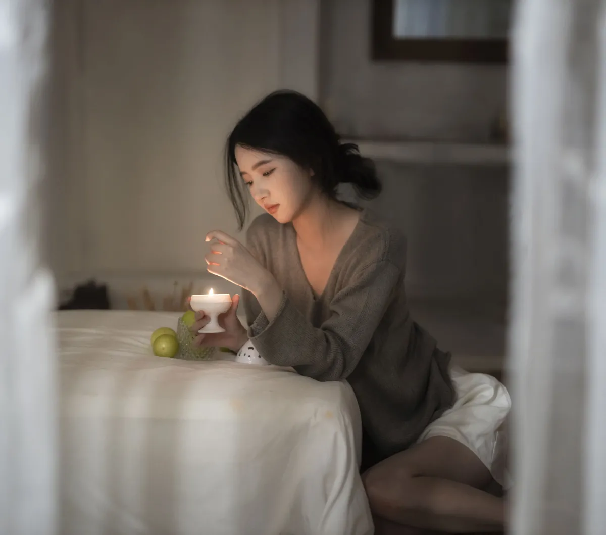 烛光夜色