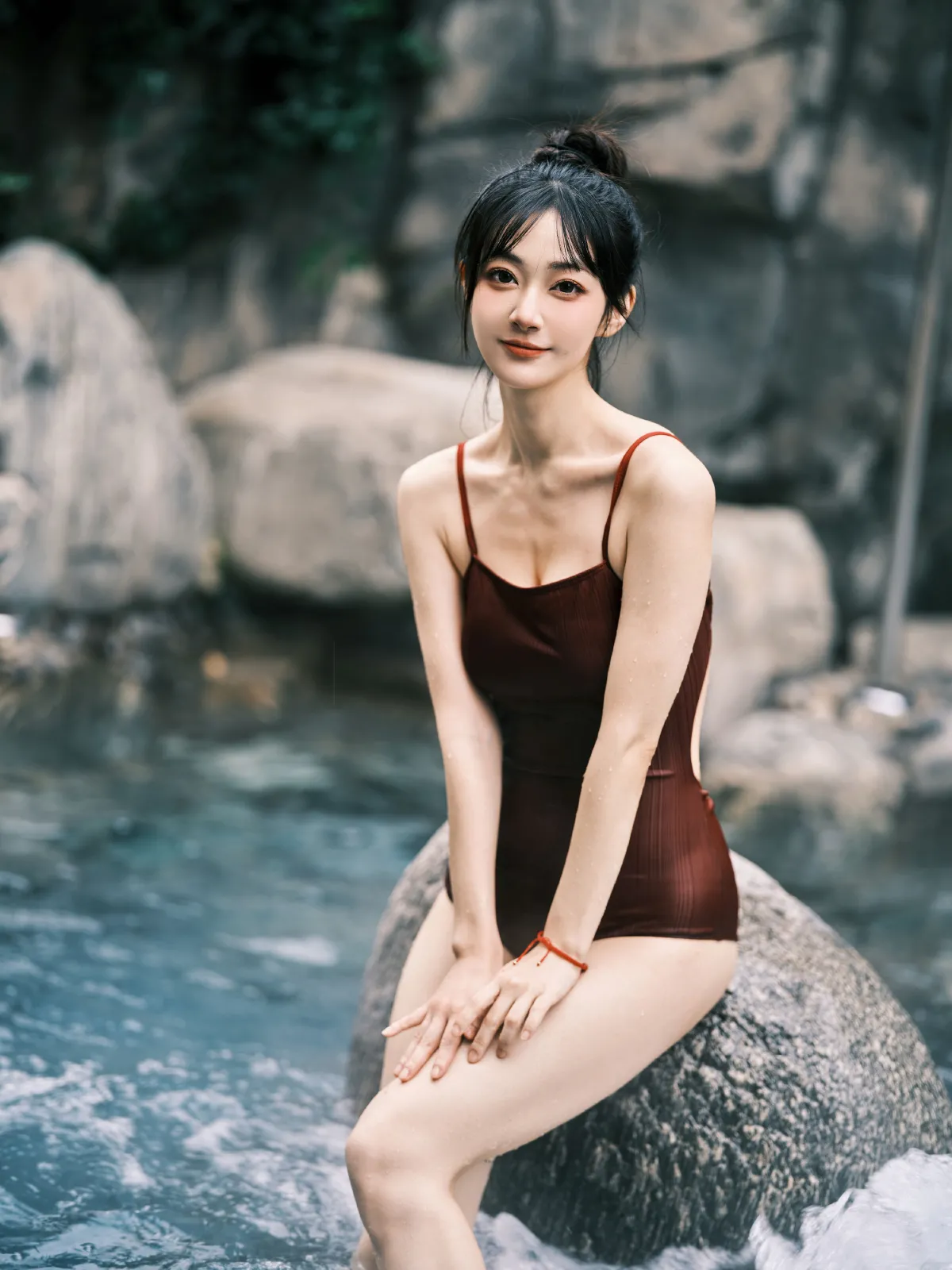 温泉红2